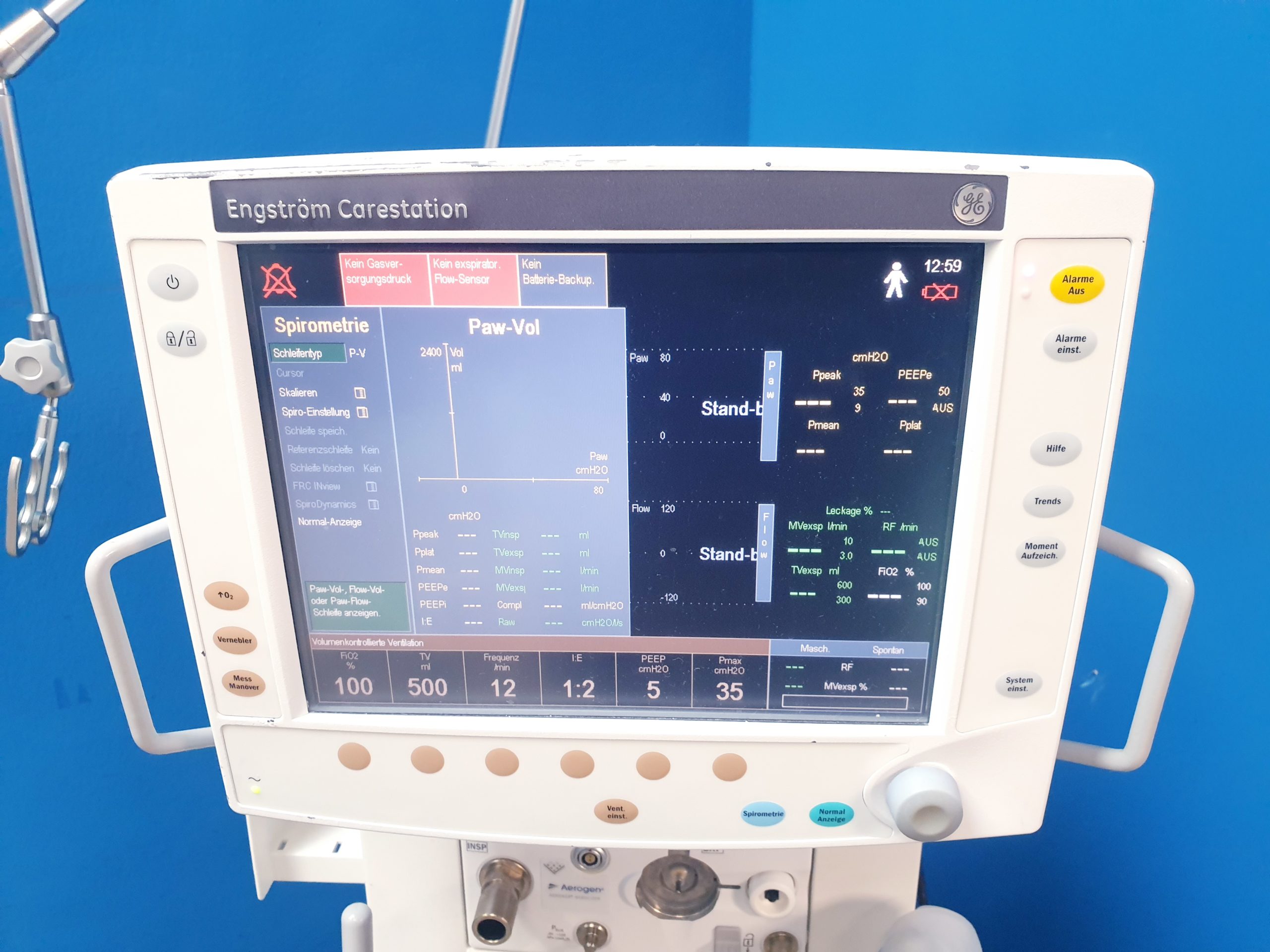 GE Engström Carestation Ventilator thumbnail 12