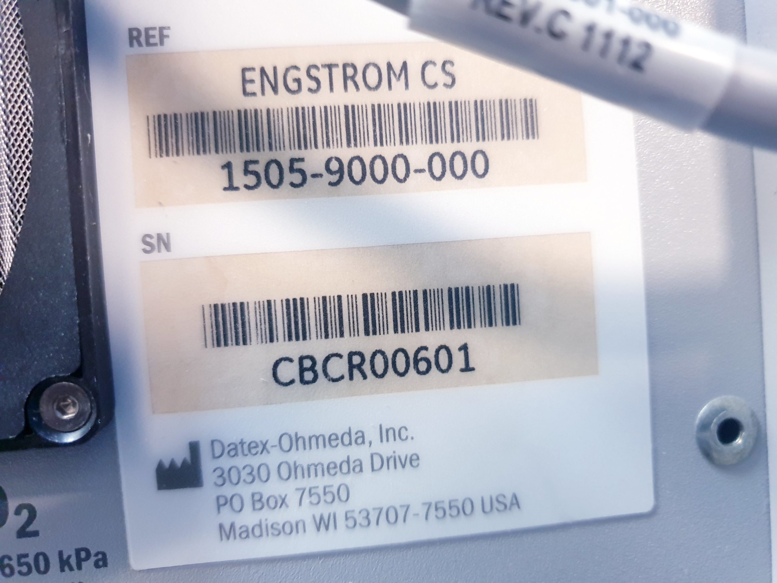 GE Engström Carestation Ventilator thumbnail 16