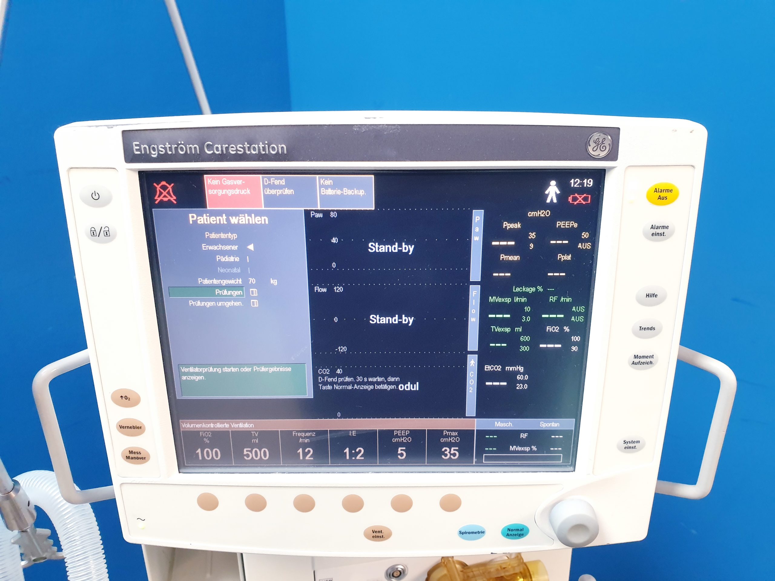 GE Engström Carestation Ventilator thumbnail 3