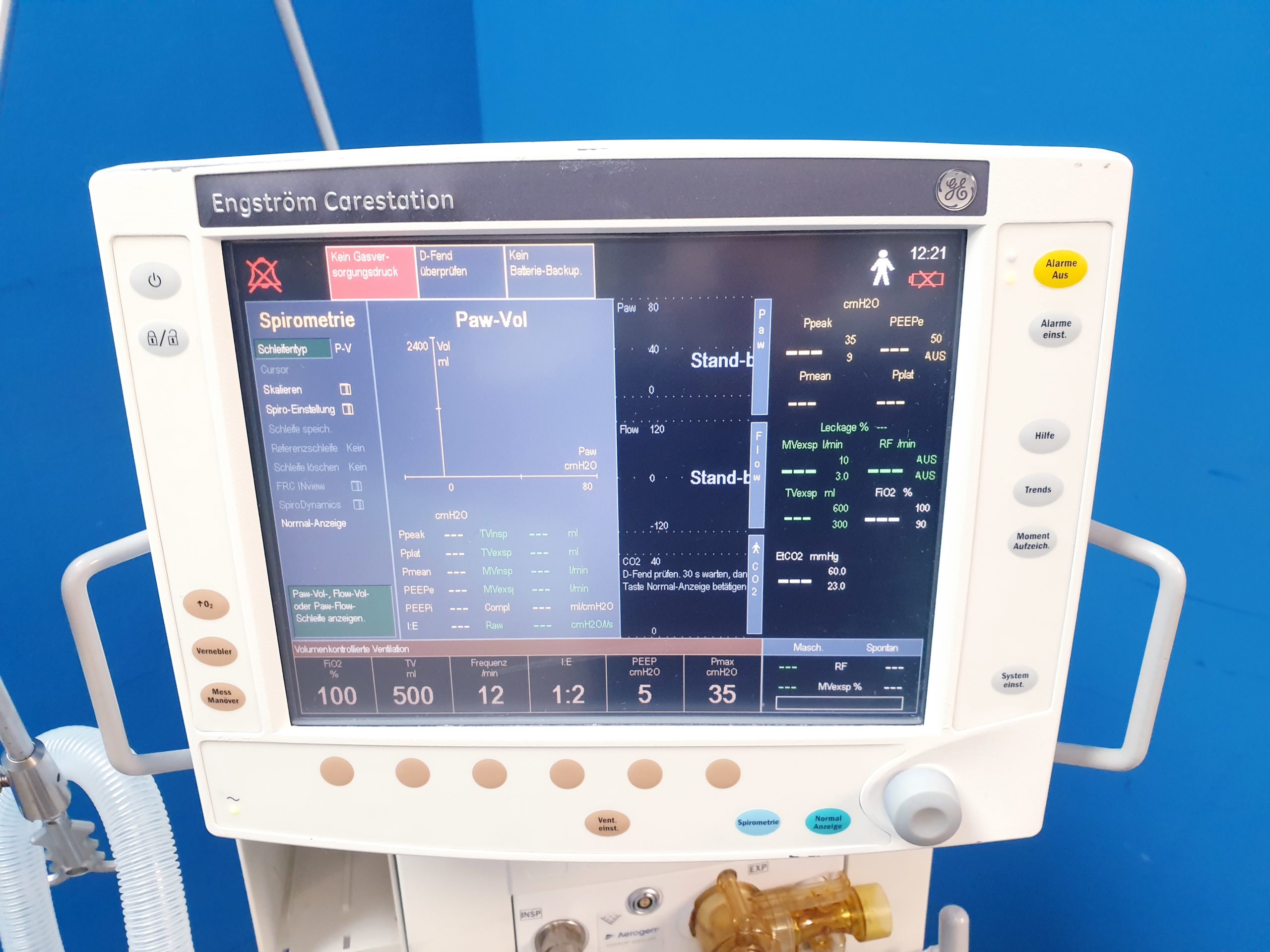 GE Engström Carestation Ventilator thumbnail 4