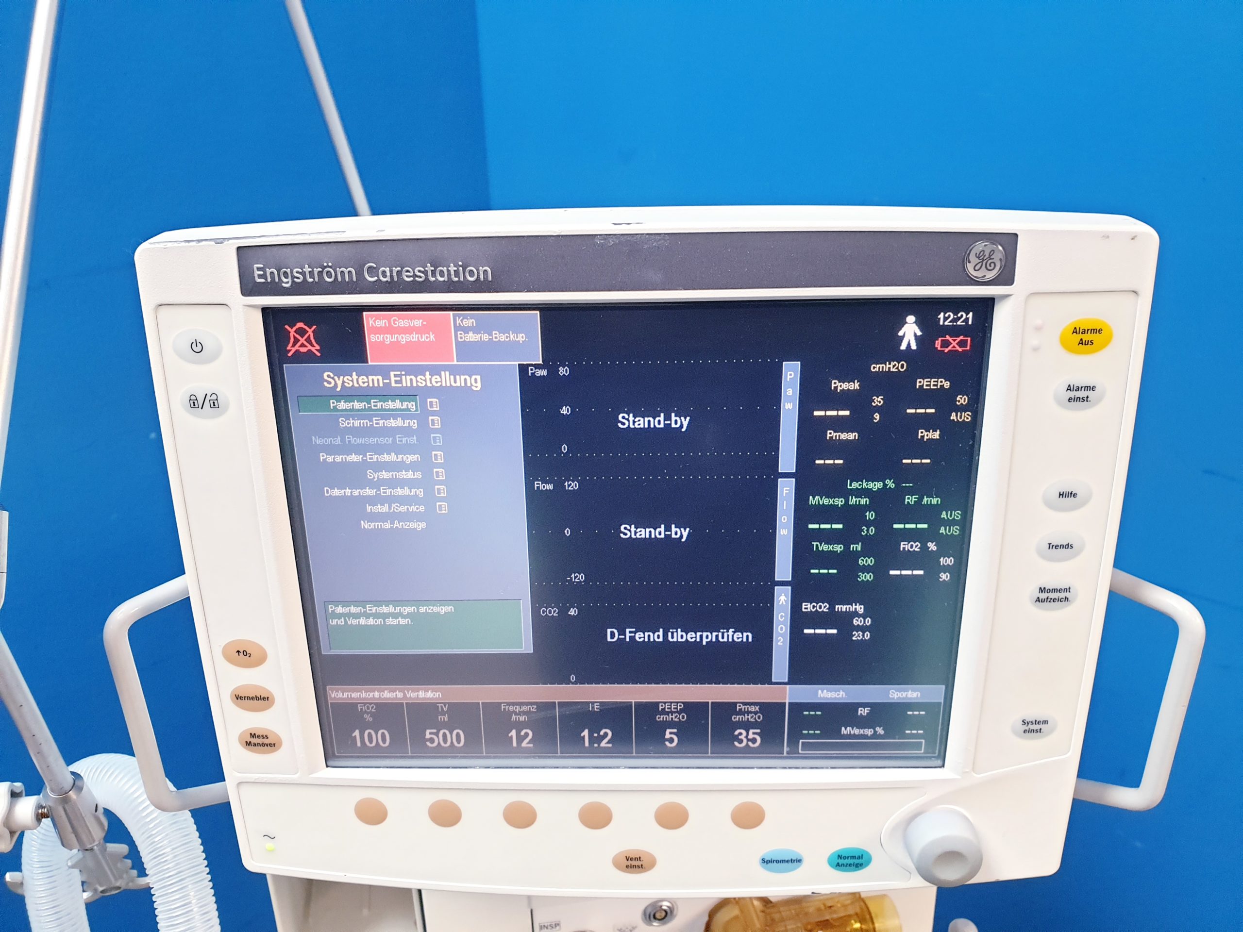 GE Engström Carestation Ventilator thumbnail 5