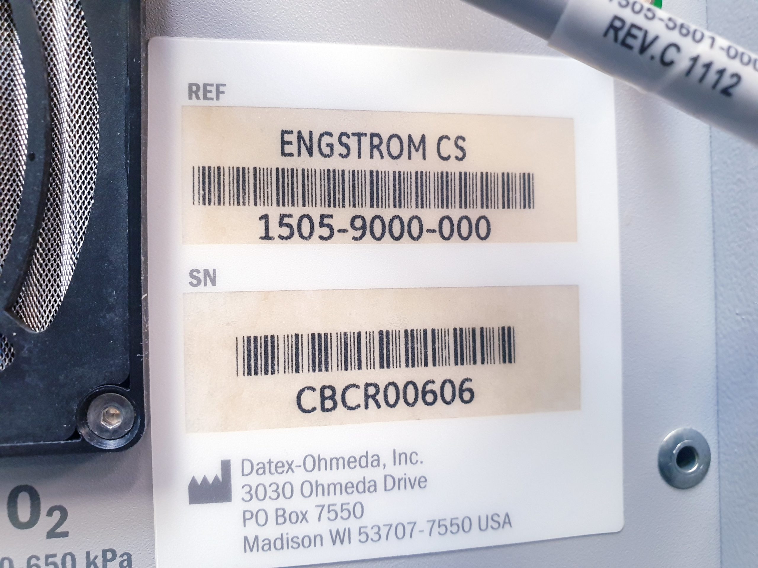 GE Engström Carestation Ventilator thumbnail 12