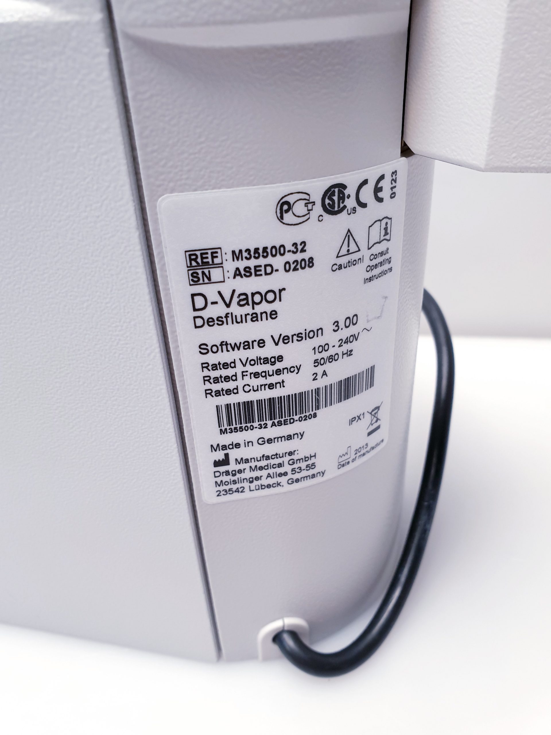 Dräger D vapor suprane desflurane thumbnail 8