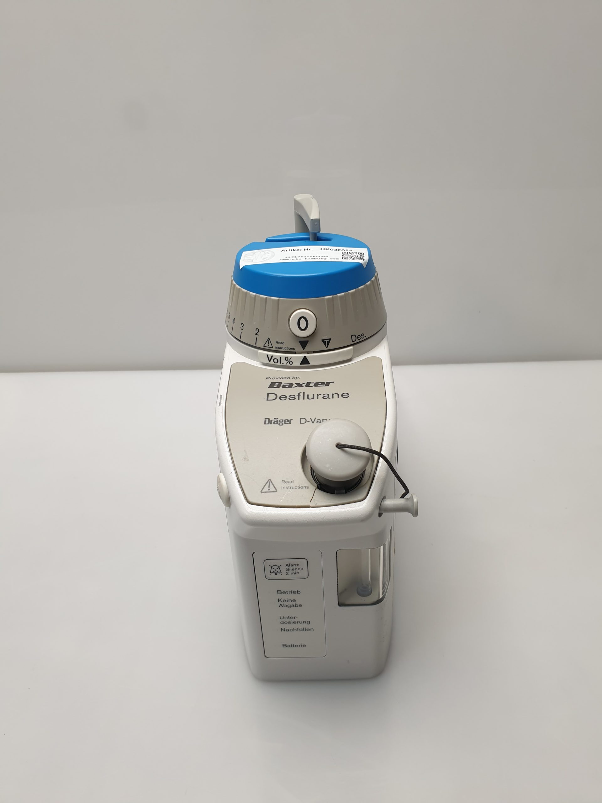 Dräger D vapor Desflurane — image 1 of 8