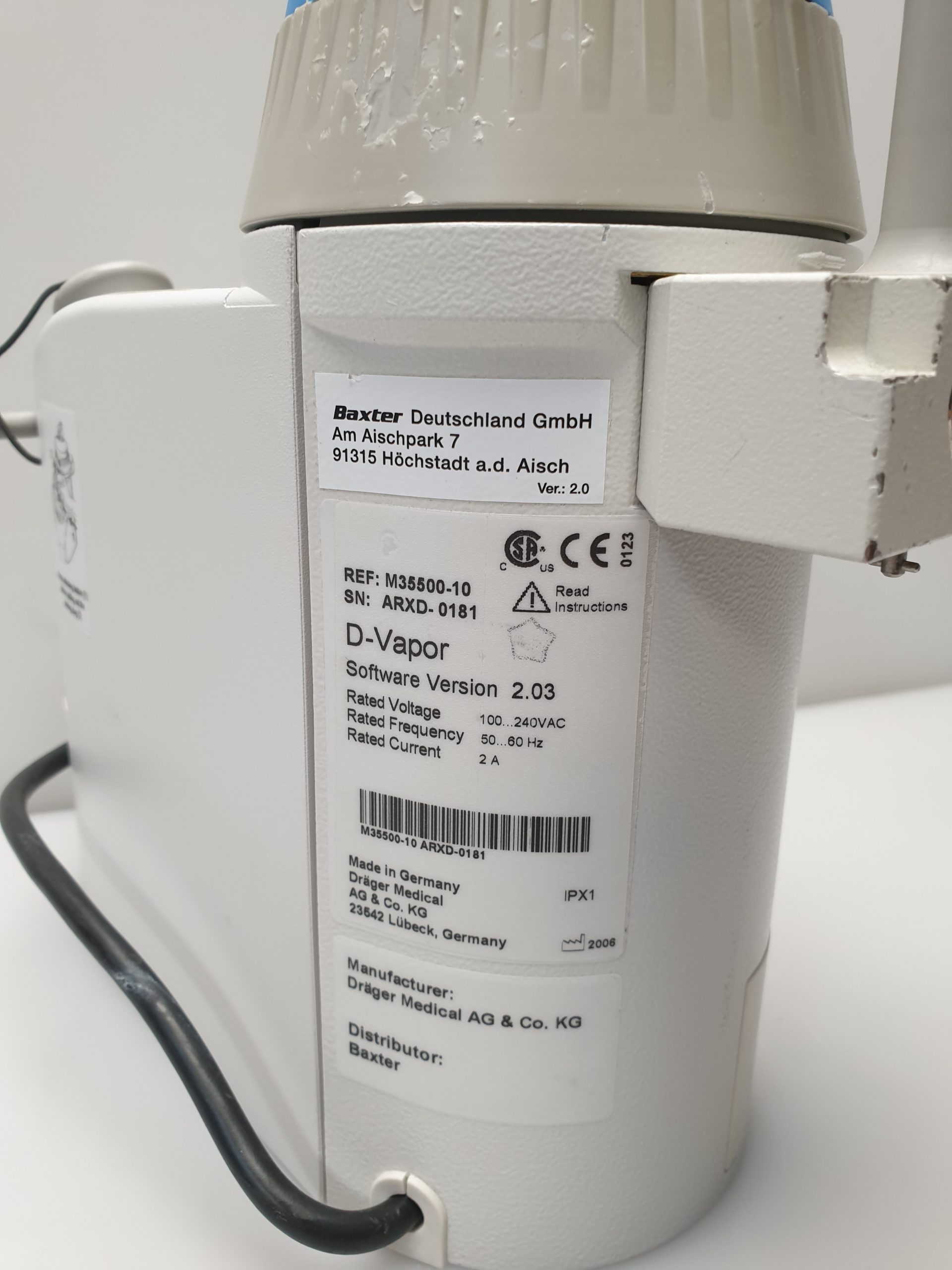 Dräger D vapor Desflurane thumbnail 8