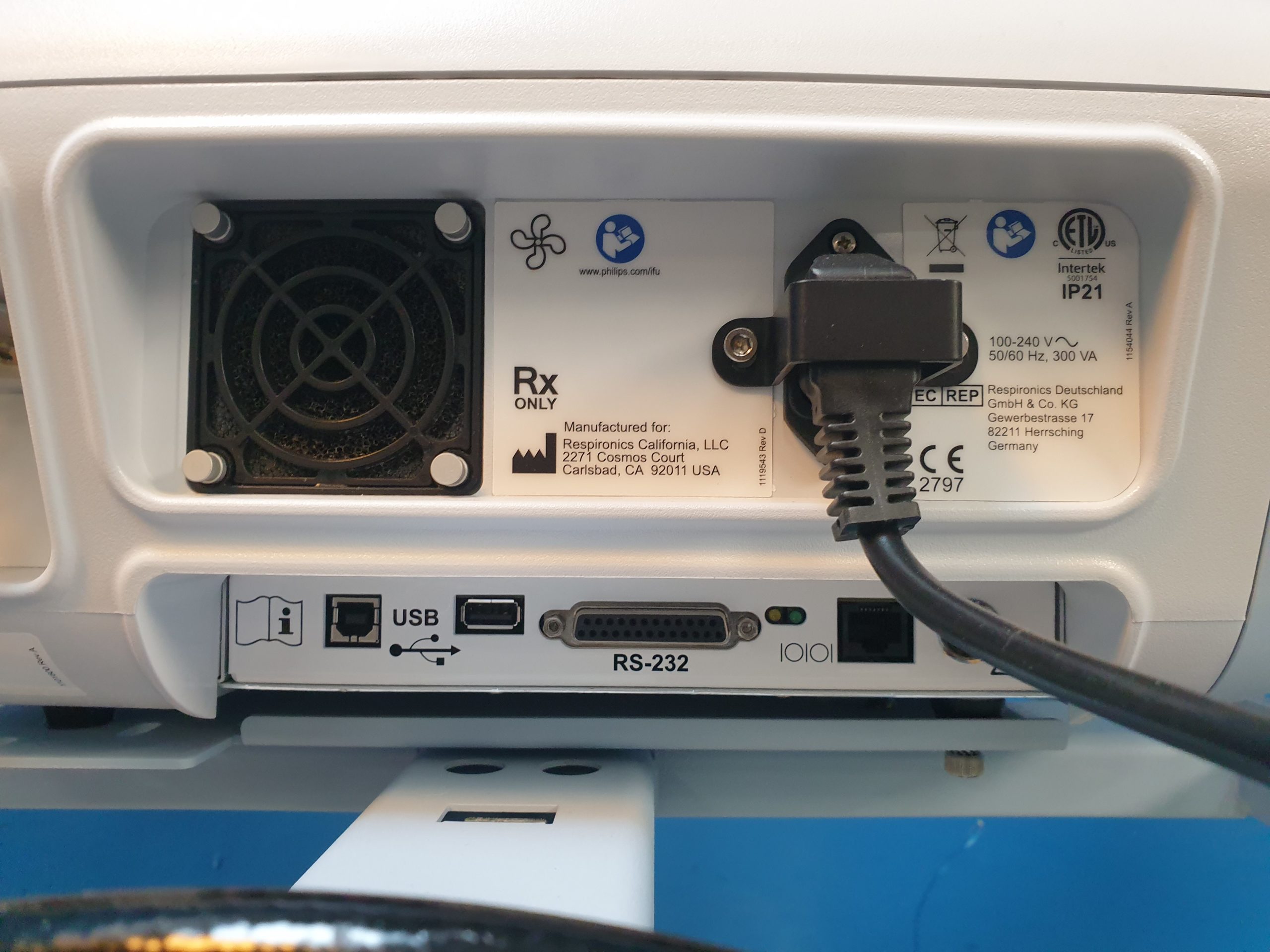 Philips Respironics V60 Beatmungsgerät thumbnail 11