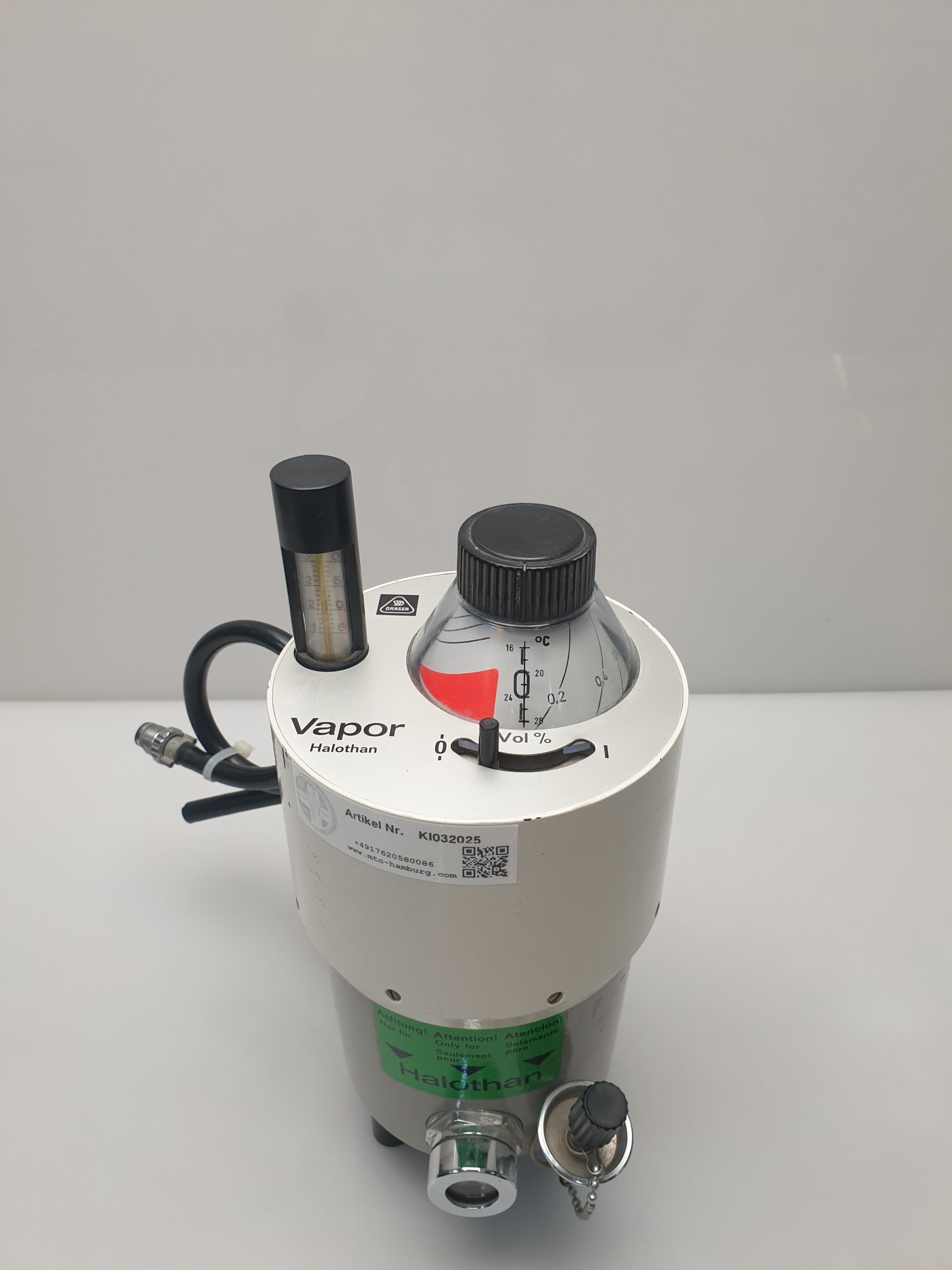 Dräger Narkosemittelverdampfer Halothan Vapor thumbnail 2