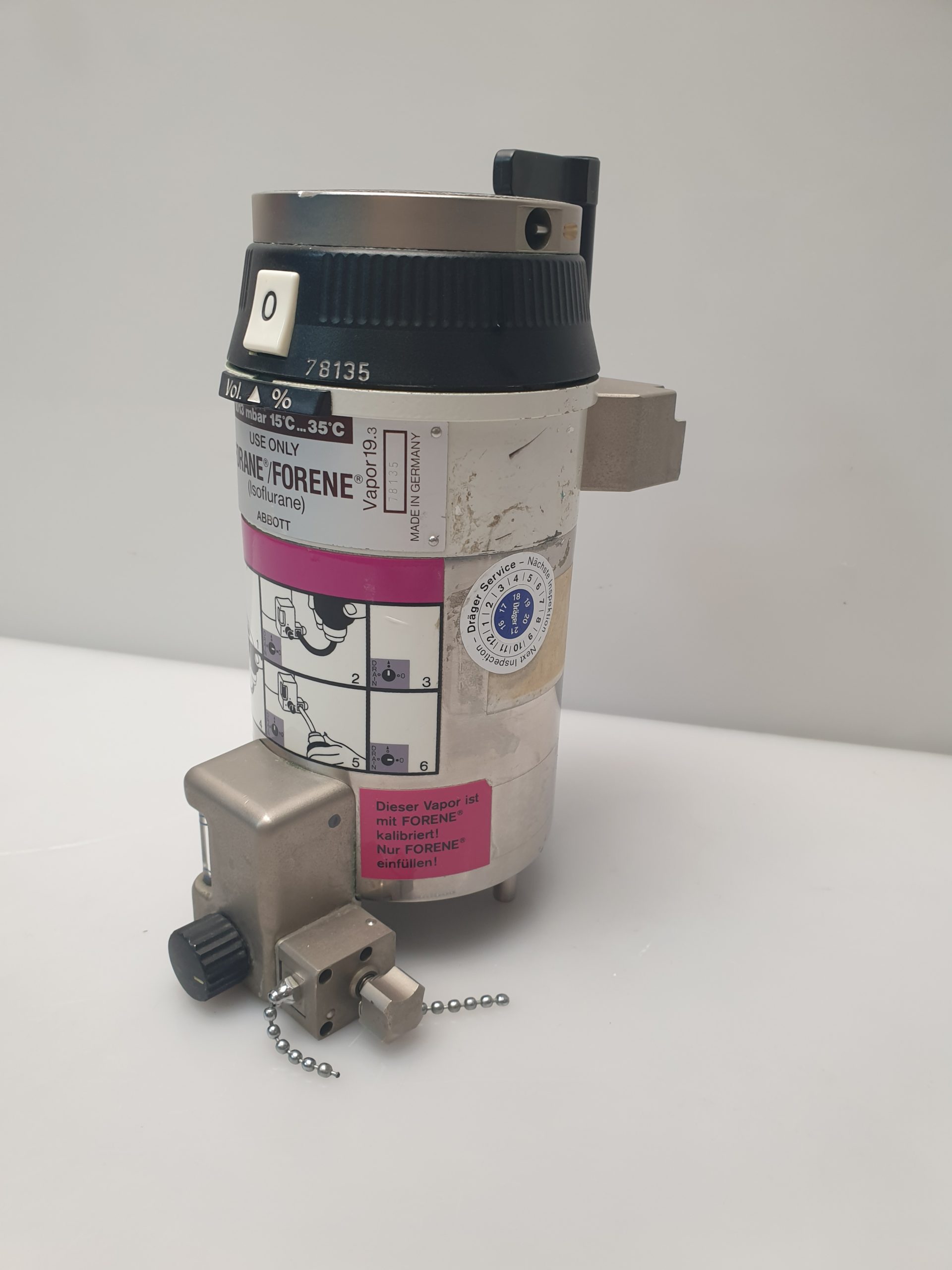 Draeger Dräger ISO 19.3 Isoflurane Vapor – Verdämpfer – thumbnail 3
