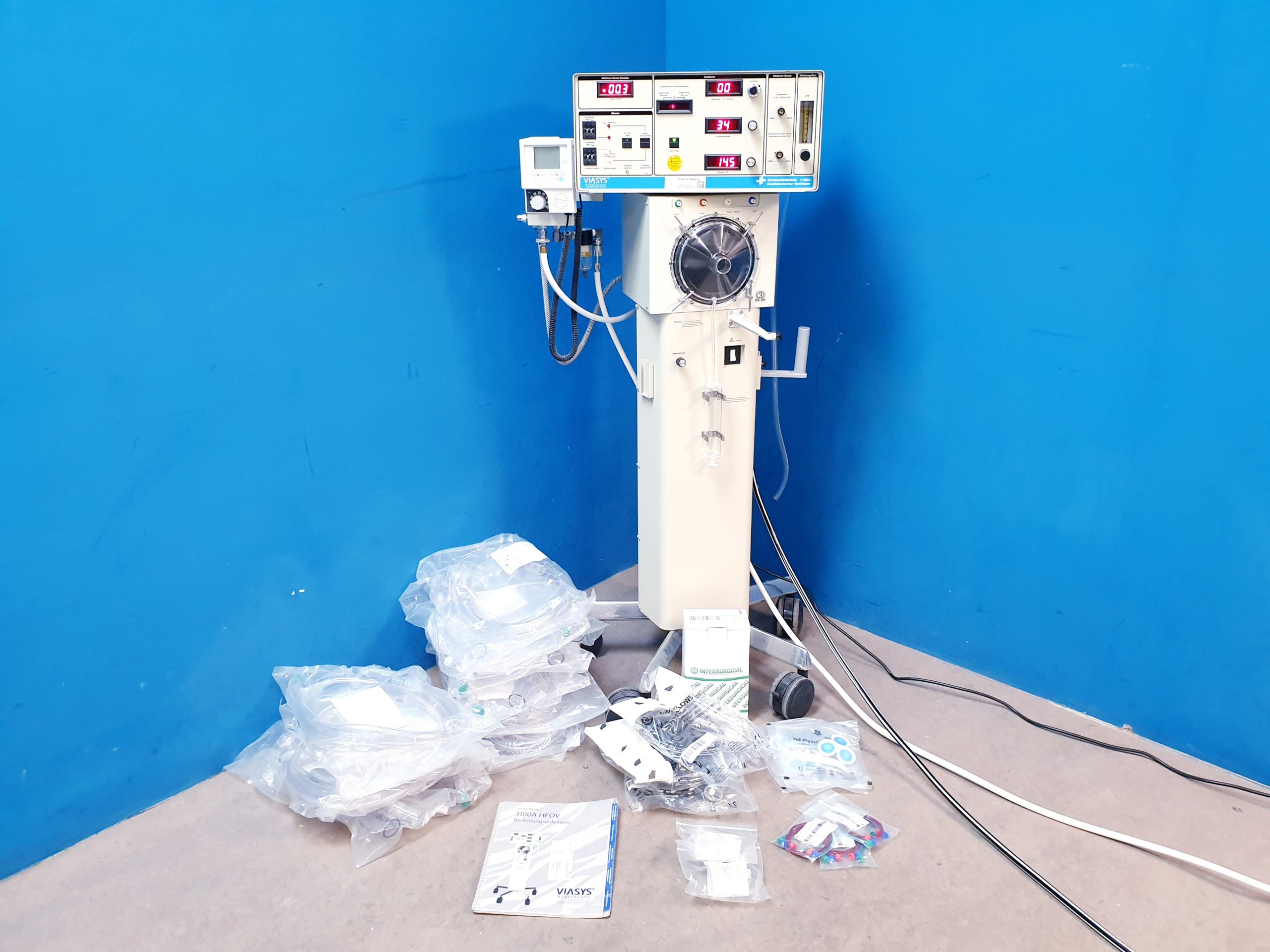 VIASYS Carefusion SensorMedics 3100A 3100 A Ventilator mit Zubehör thumbnail 3