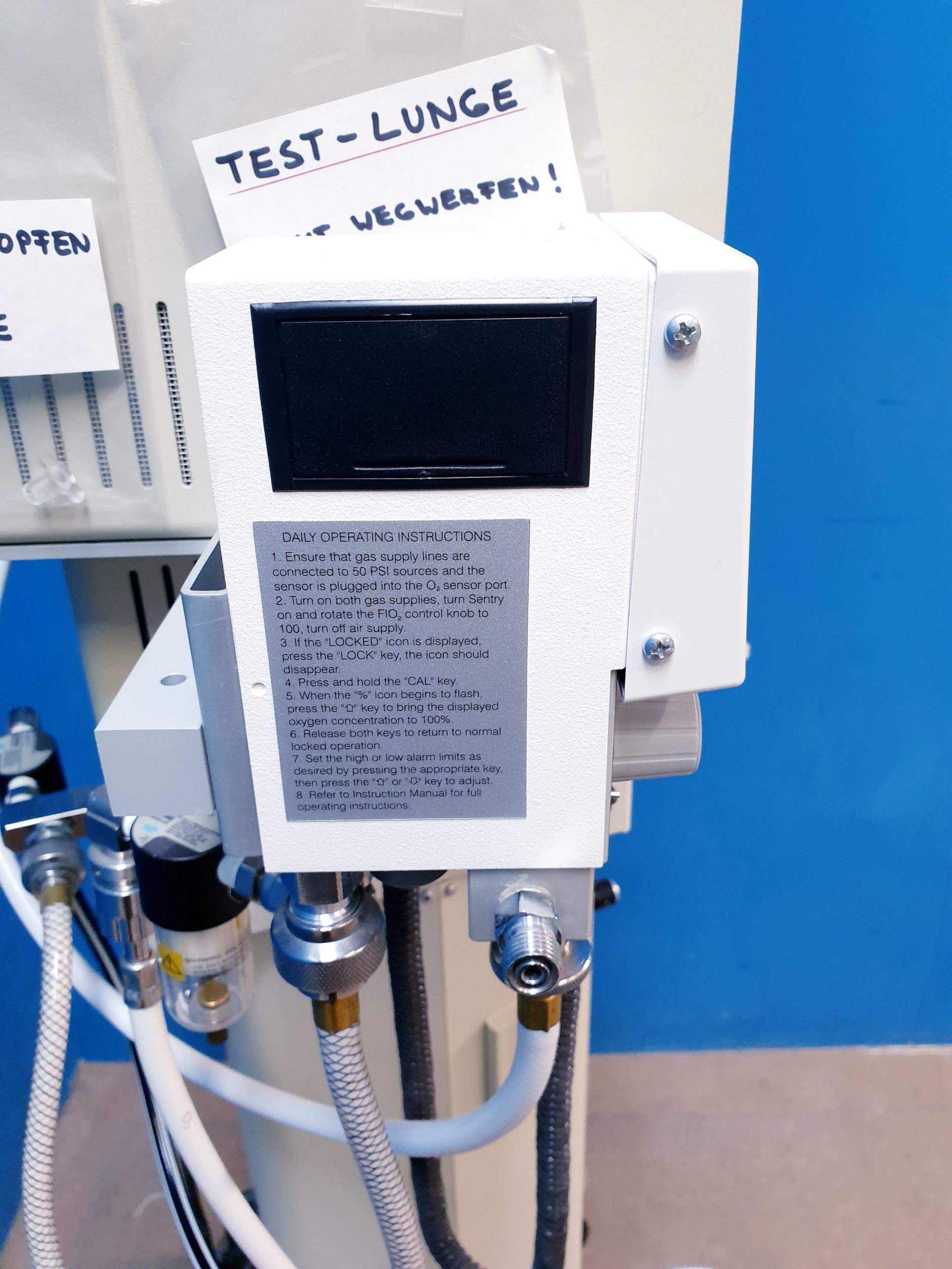 VIASYS Carefusion SensorMedics 3100A 3100 A Ventilator mit Zubehör thumbnail 15