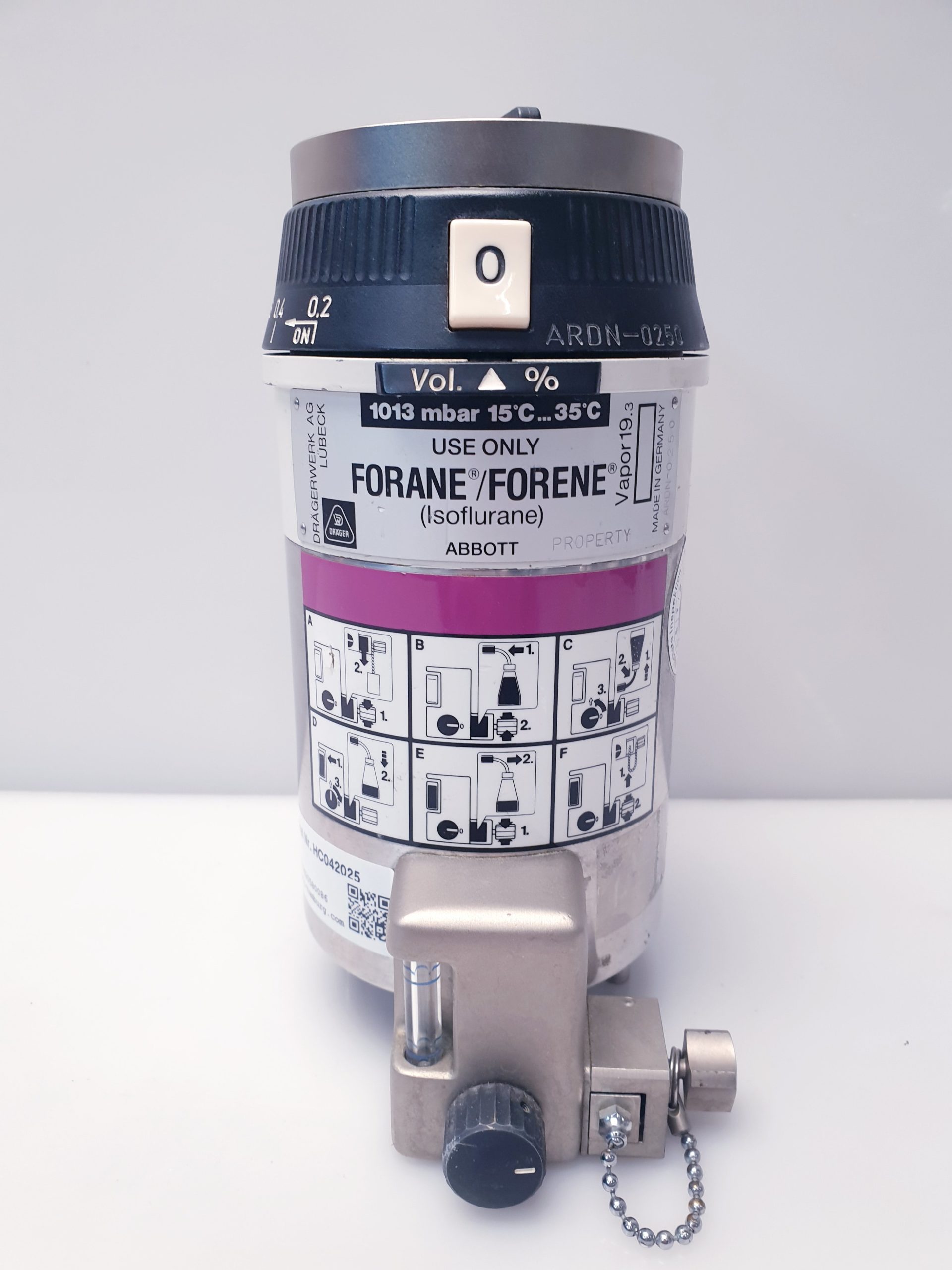 Dräger – Draeger Isofluran – Isoflurane 19.3 Iso Vapor thumbnail 2