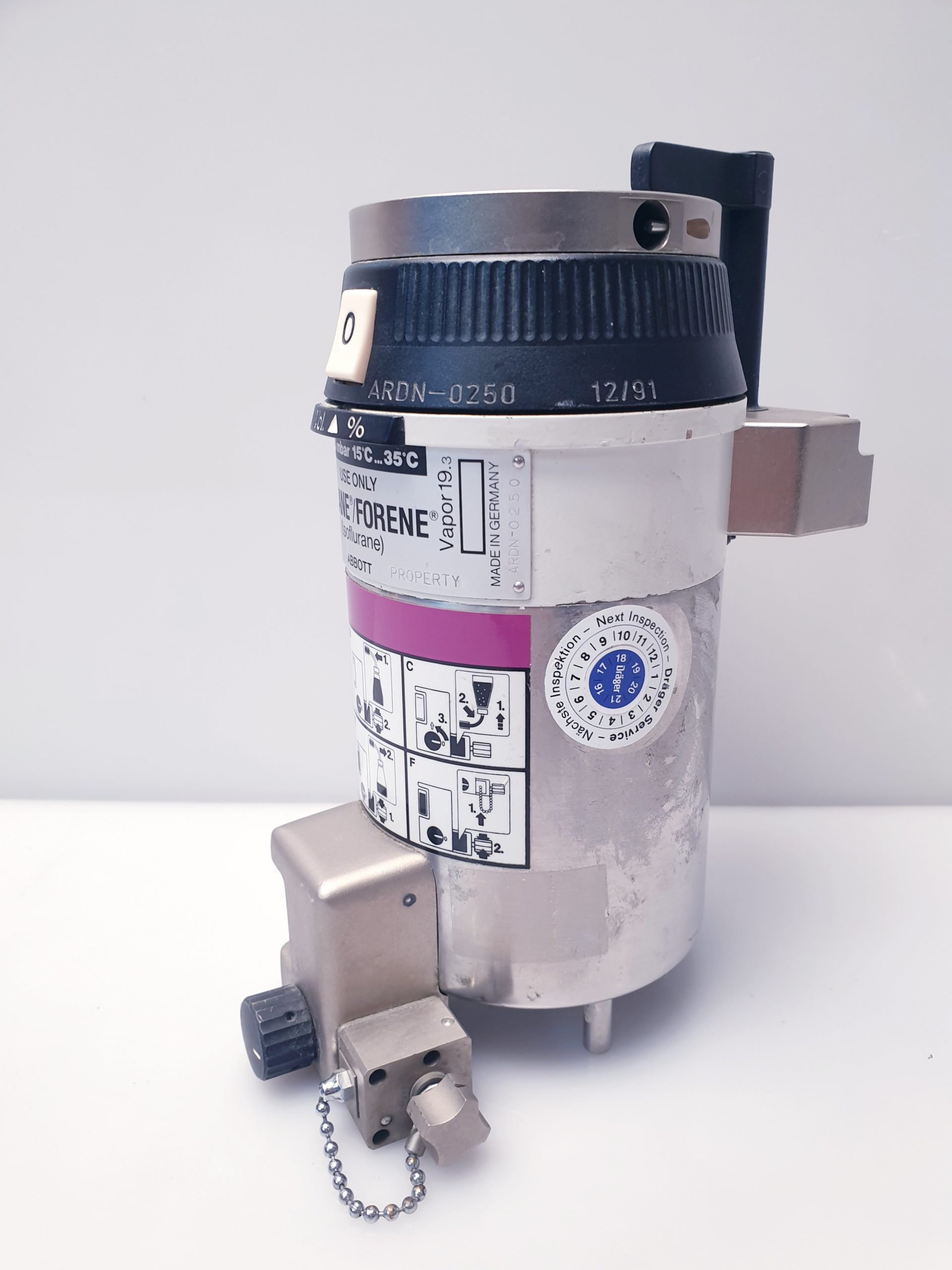Dräger – Draeger Isofluran – Isoflurane 19.3 Iso Vapor thumbnail 3