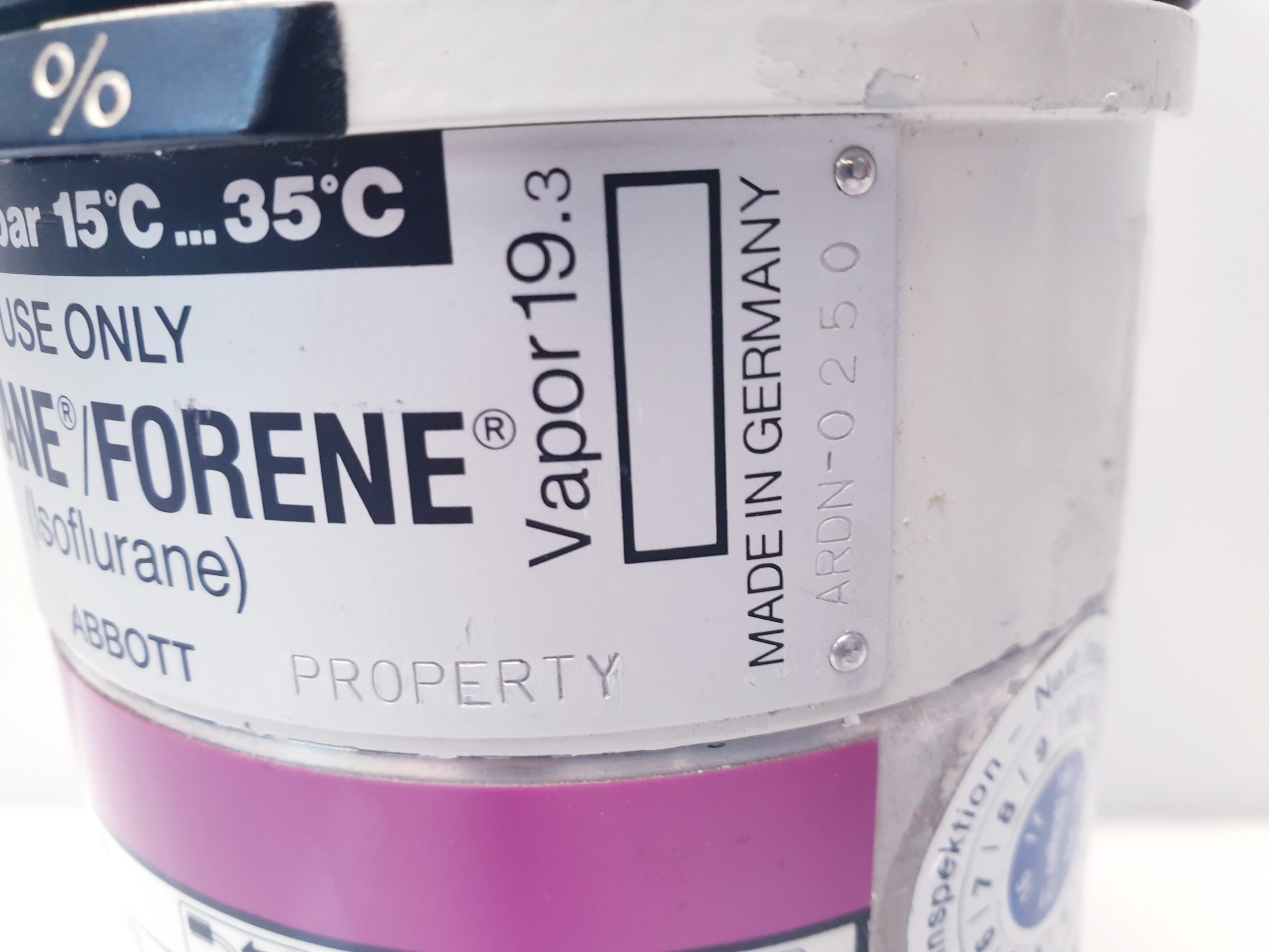 Dräger – Draeger Isofluran – Isoflurane 19.3 Iso Vapor thumbnail 5