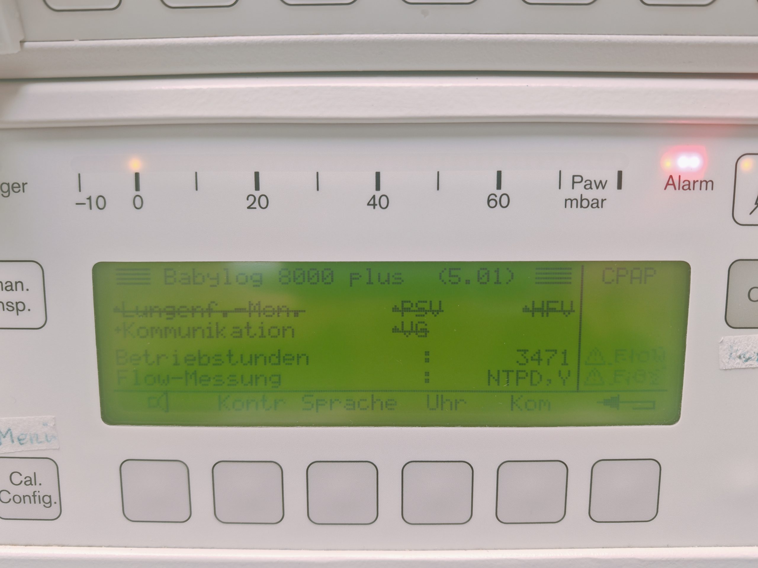 Dräger Drager Babylog 8000 + Capnostat – Beatmungsgerät thumbnail 5