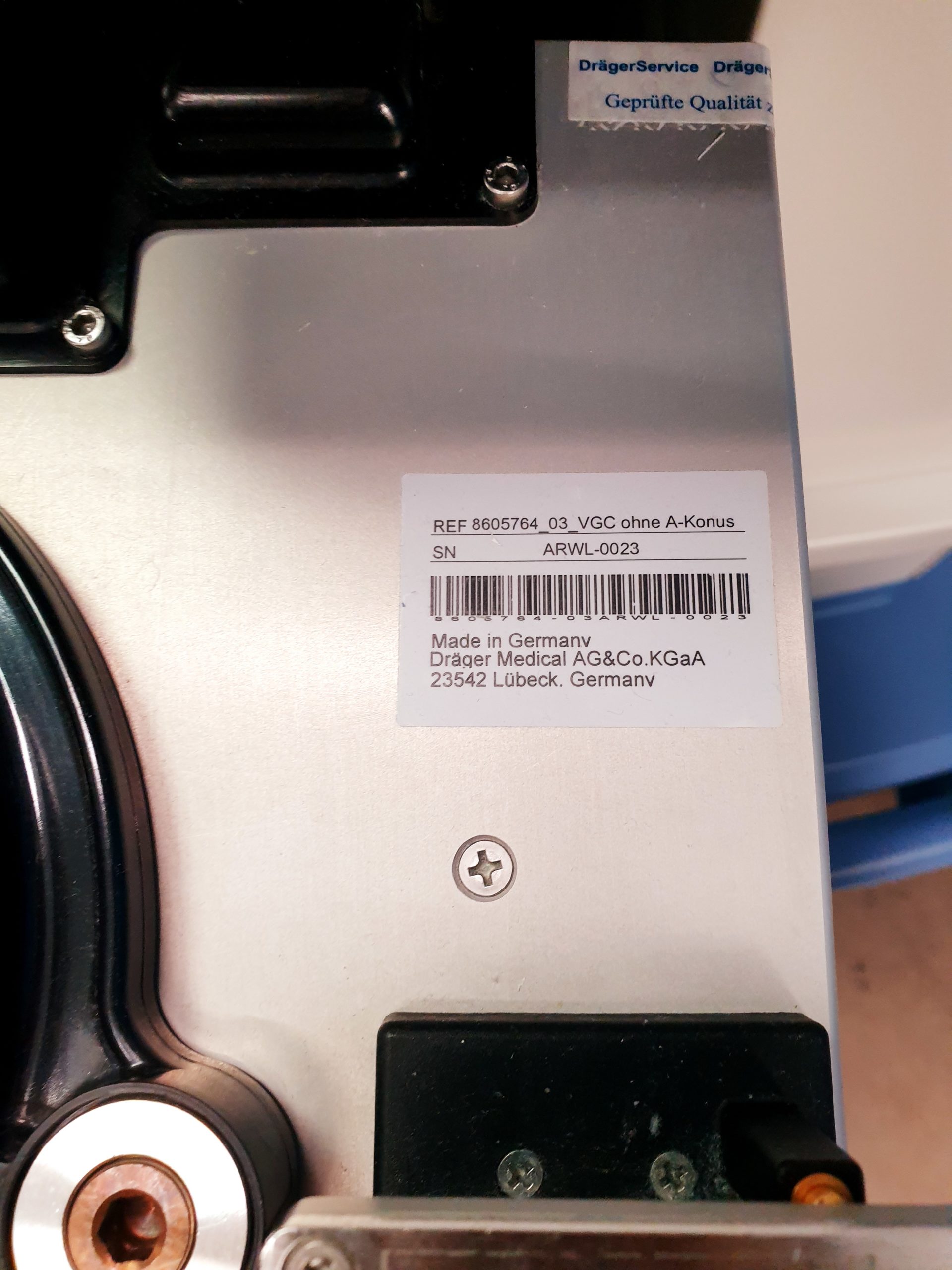 Dräger Primus Narkosegerät Paramagnetische Sauerstoffmessung SW: 4.53.00 thumbnail 8