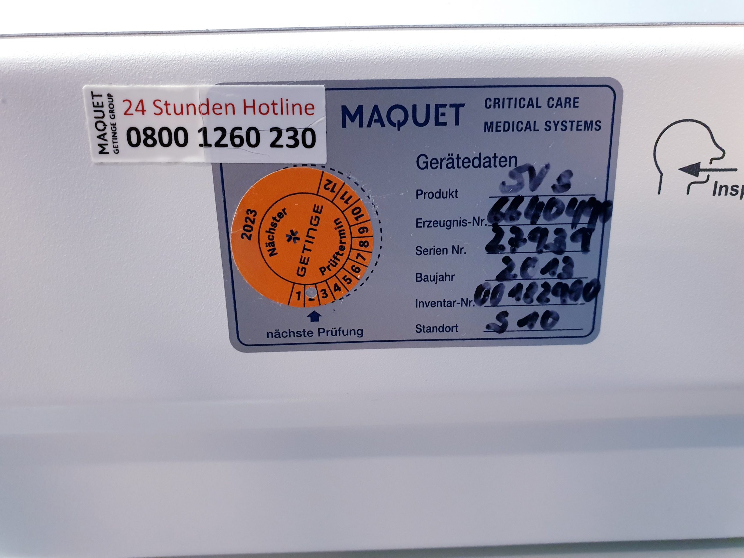 Maquet Servo S- Beatmungsgerät thumbnail 5