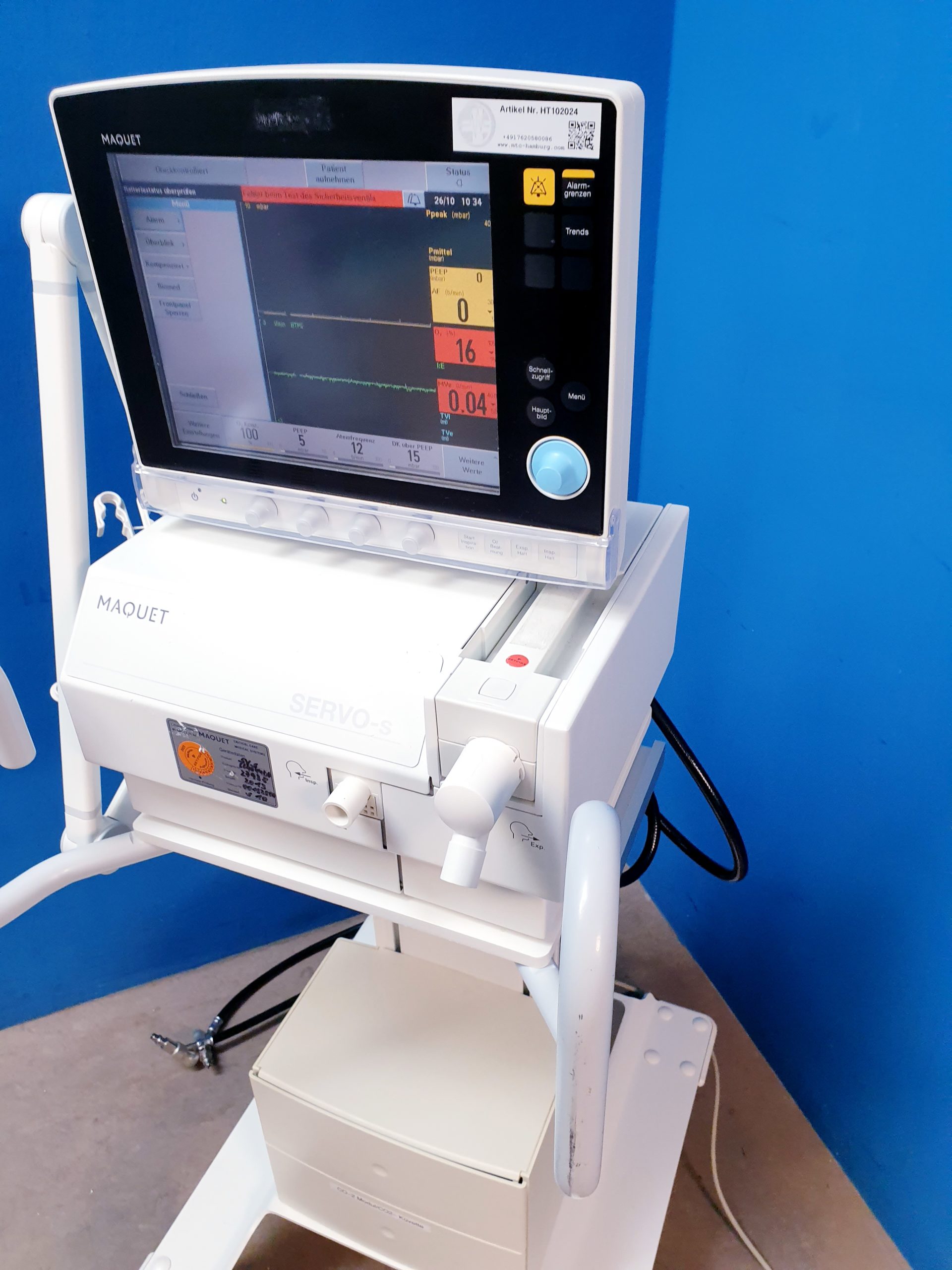 Maquet Servo S- Beatmungsgerät thumbnail 2