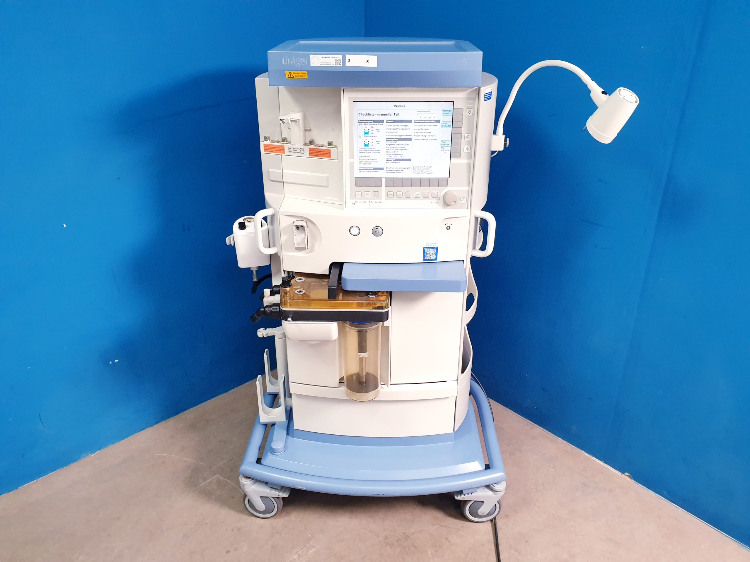 Dräger Primus Paramagnetische Sauerstoffmessung SW. 4.53.00 thumbnail 3
