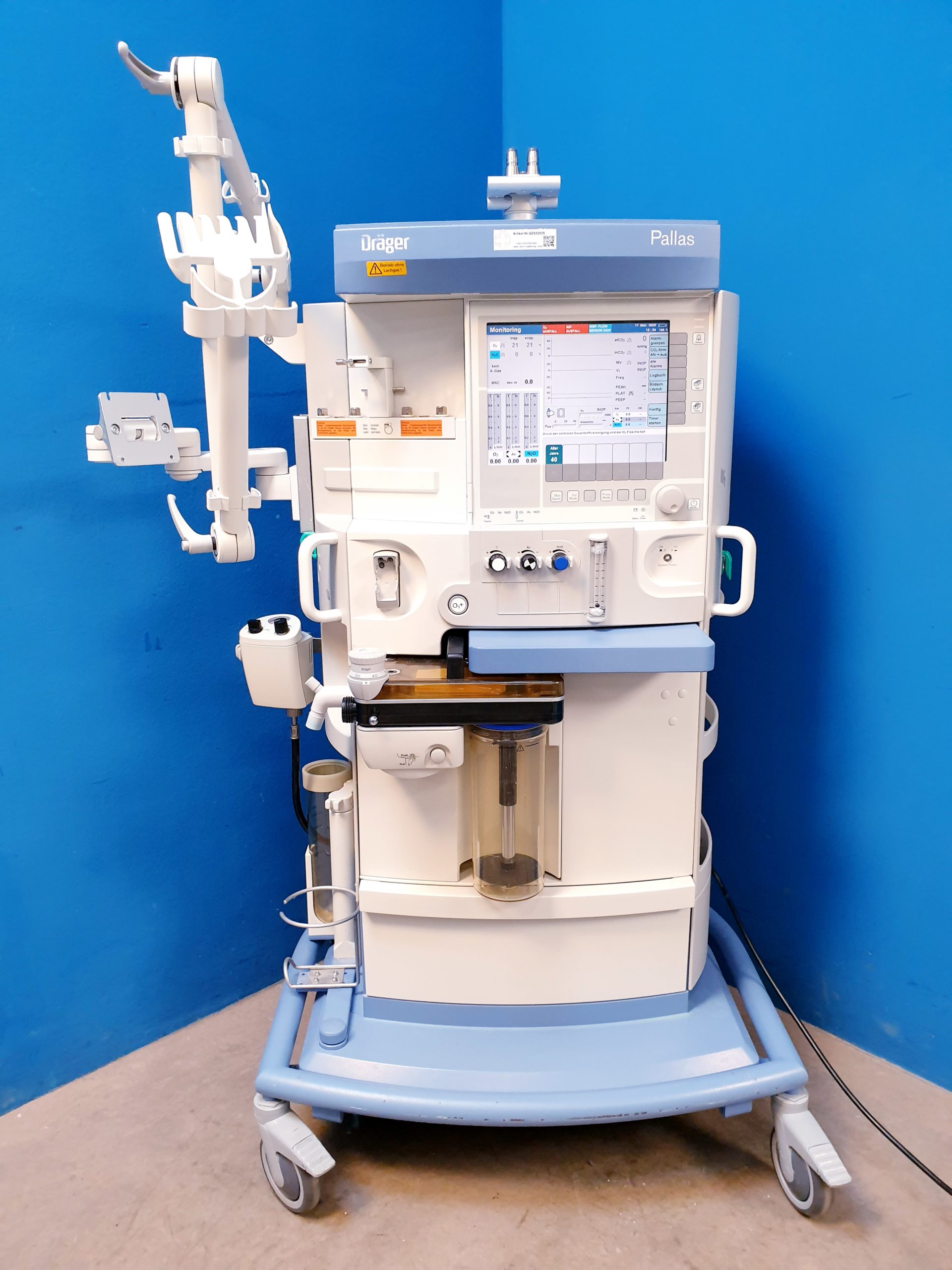 Dräger – Drager – Draeger Pallas Narkosegerät – Anaesthesie PGM Sauerstoffmessung — thumbnail 24