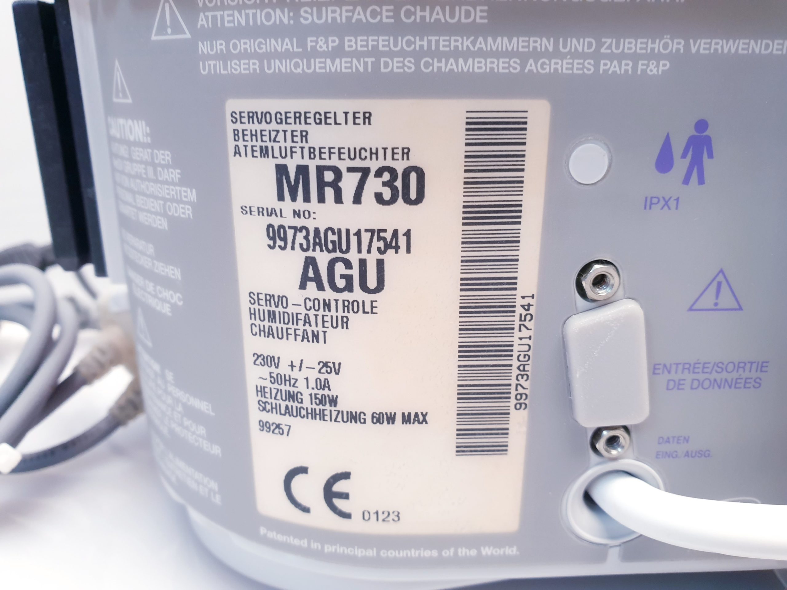 Fisher Paykel MR 730 MR730 Atemgasbefeuchter thumbnail 13