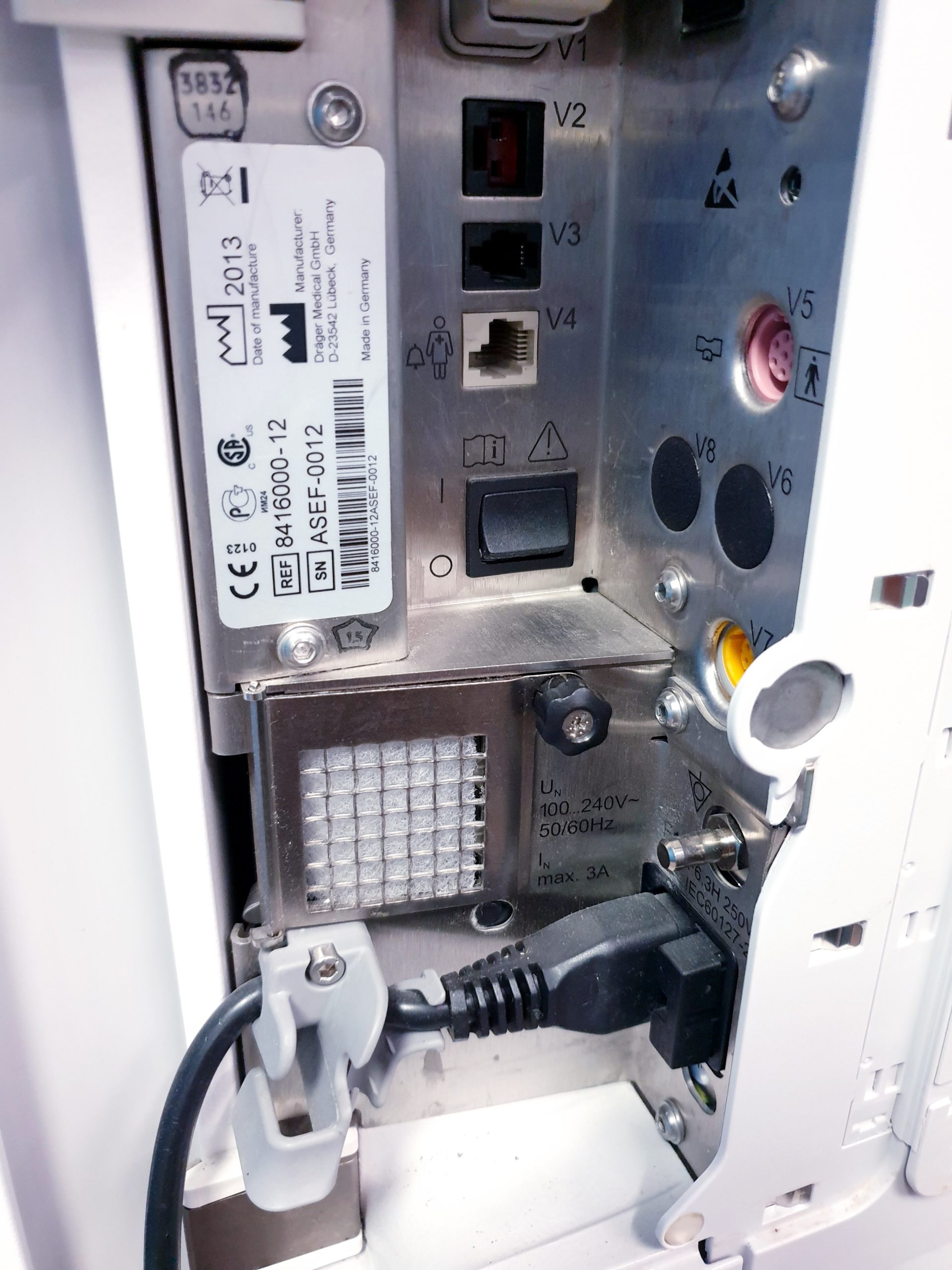 Dräger – Drager V500 – V 500 – Beatmungsgerät thumbnail 10