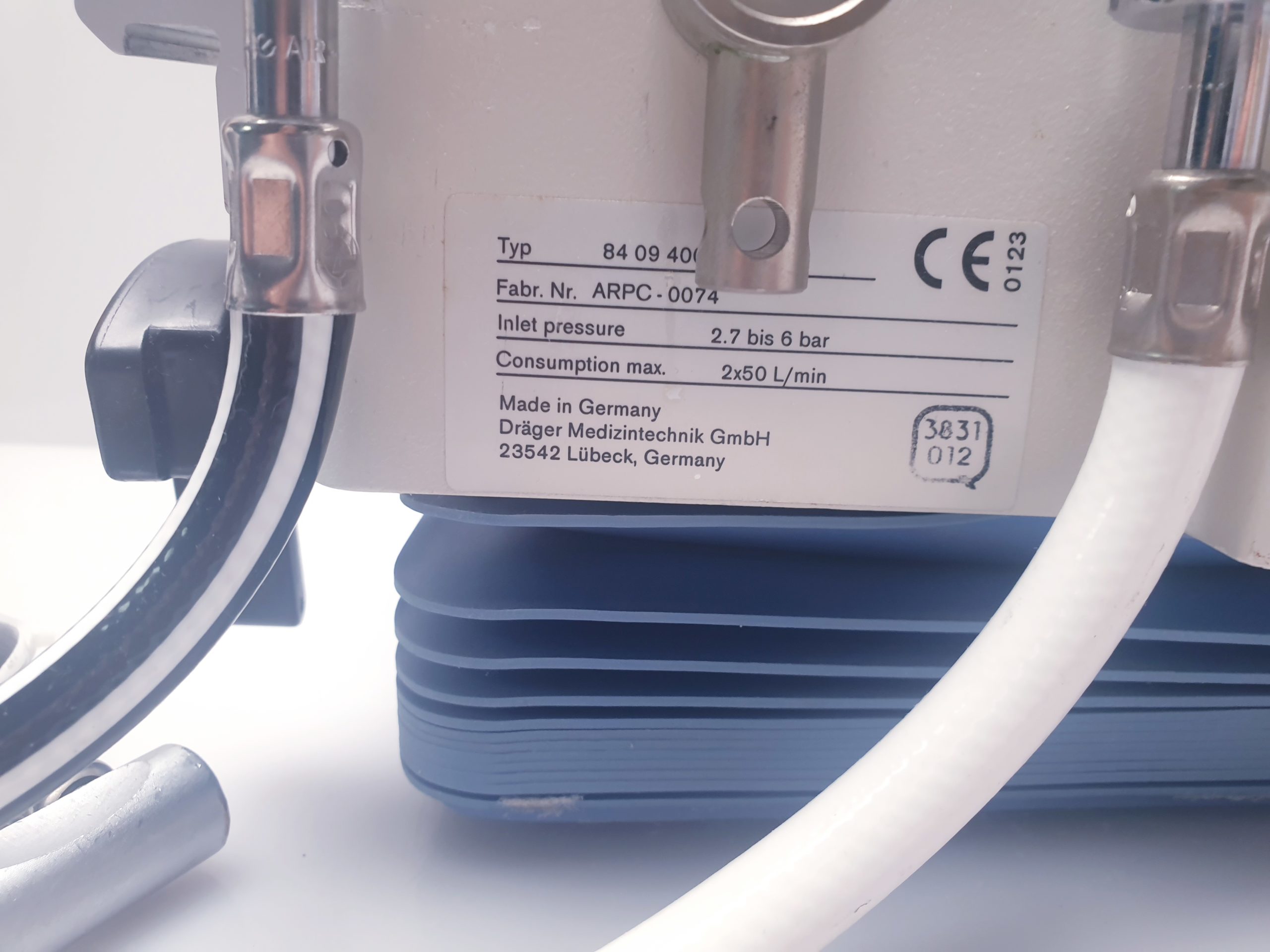 Dräger CF 800 – CF800 – CPAP Beatmungsgerät für Spontanatmung thumbnail 7