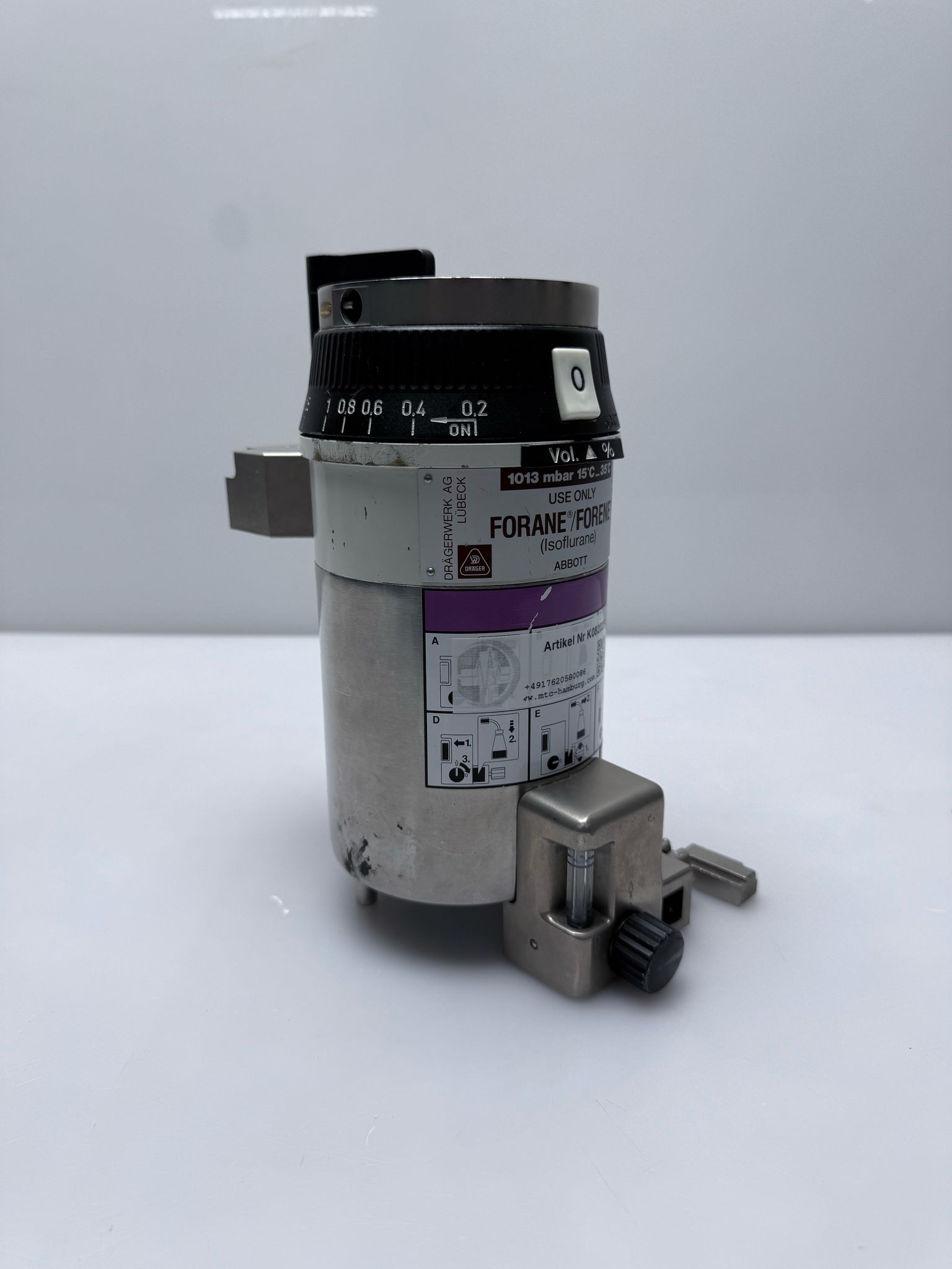 Dräger Draeger Vapor 19.3 für Forene Forane Isoflurane – Isofluran — image 1 of 4