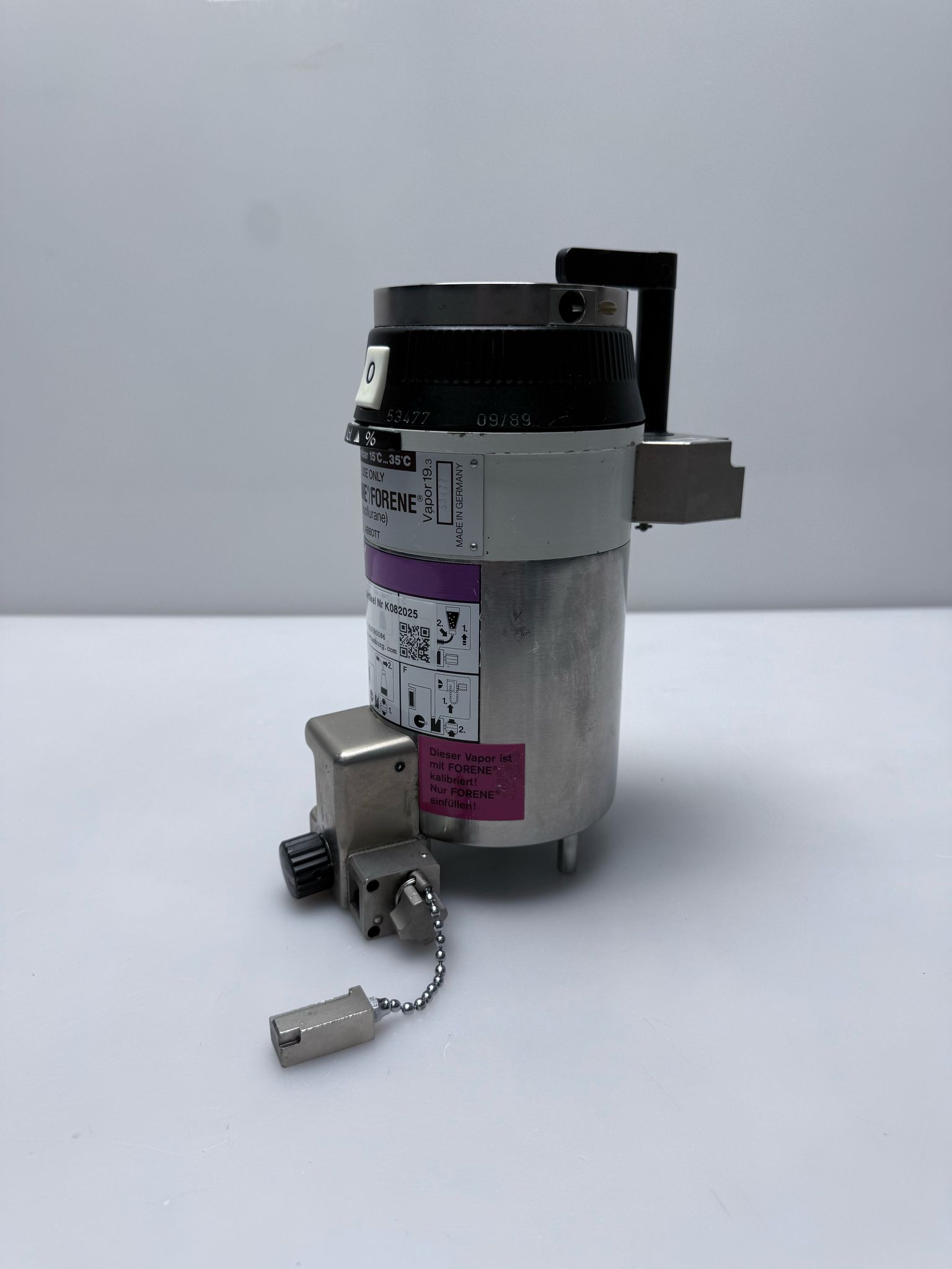 Dräger Draeger Vapor 19.3 für Forene Forane Isoflurane – Isofluran thumbnail 2
