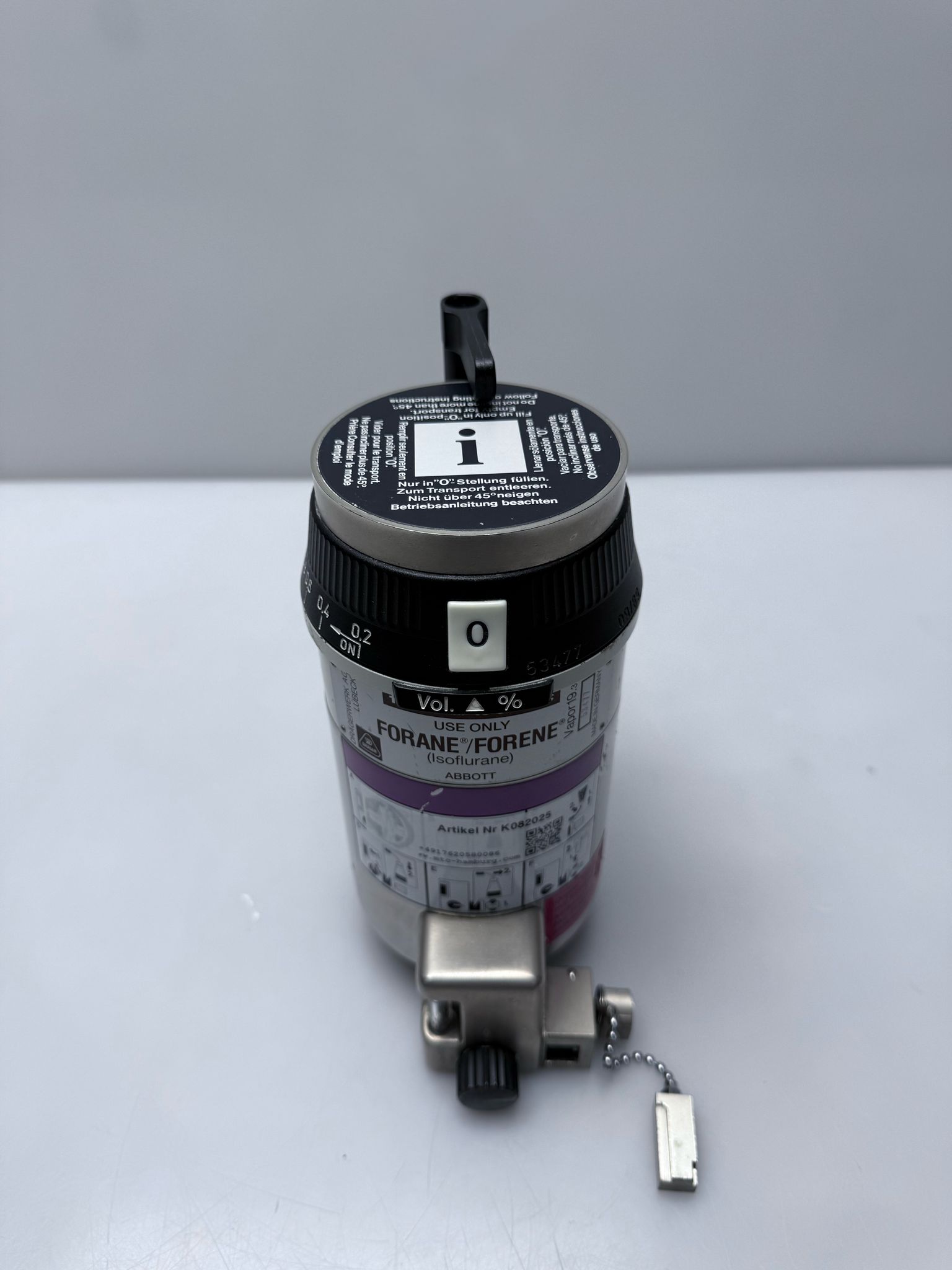 Dräger Draeger Vapor 19.3 für Forene Forane Isoflurane – Isofluran thumbnail 4
