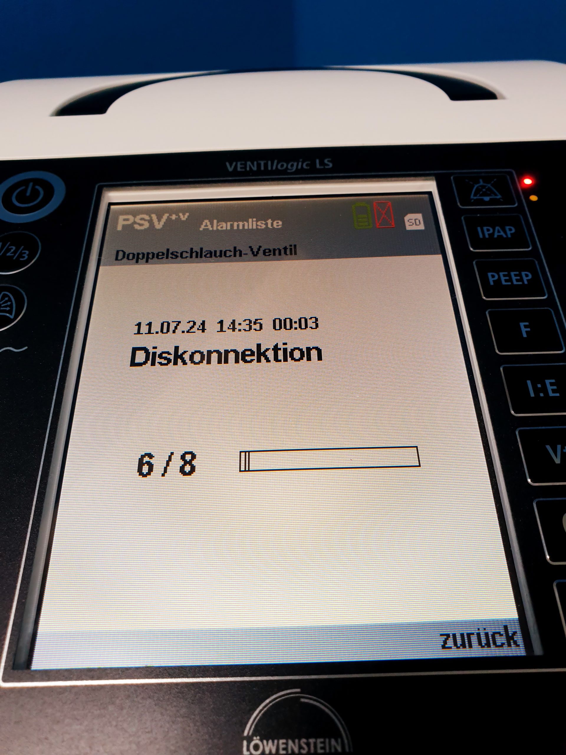 WEINMANN LOWENSTEIN Ventilogic LS – Ventillogic LS Home Mechanical Ventilator – NIE BENUTZ NEUWERTIG DOM 2019 – 2020 thumbnail 12