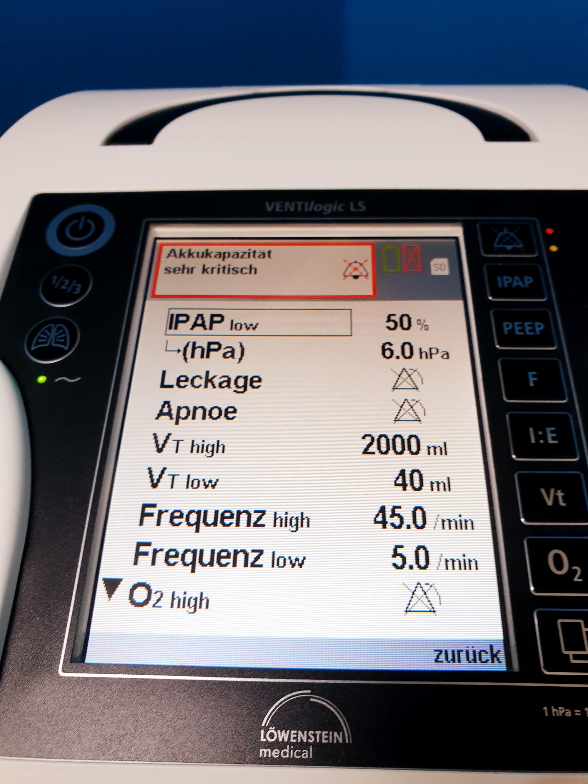 WEINMANN LOWENSTEIN Ventilogic LS – Ventillogic LS Home Mechanical Ventilator – NIE BENUTZ NEUWERTIG DOM 2019 – 2020 thumbnail 17