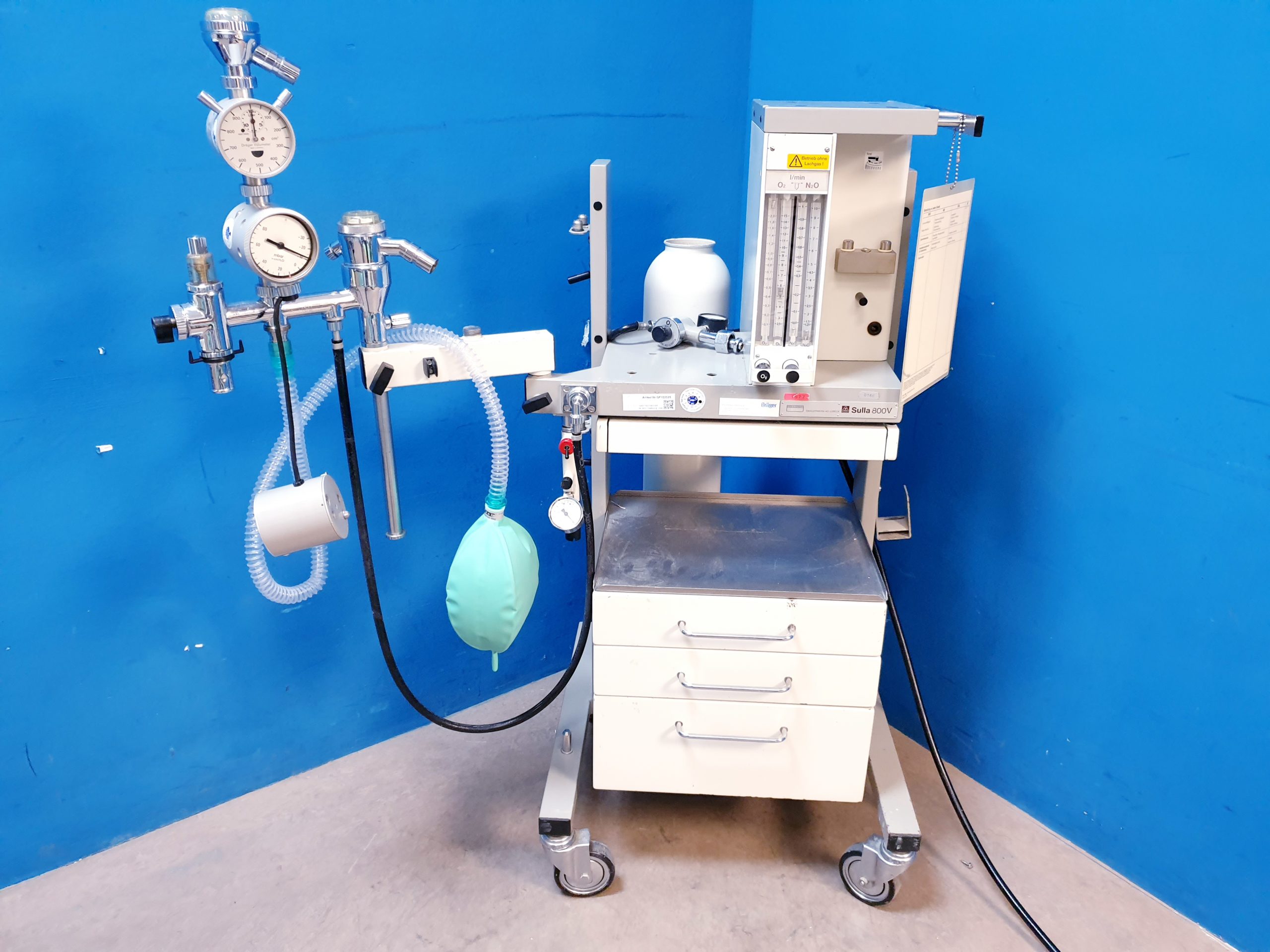 DRÄGER Sulla 800 V 800V Narkosegerät Barolog- Kreisteil — image 1 of 12