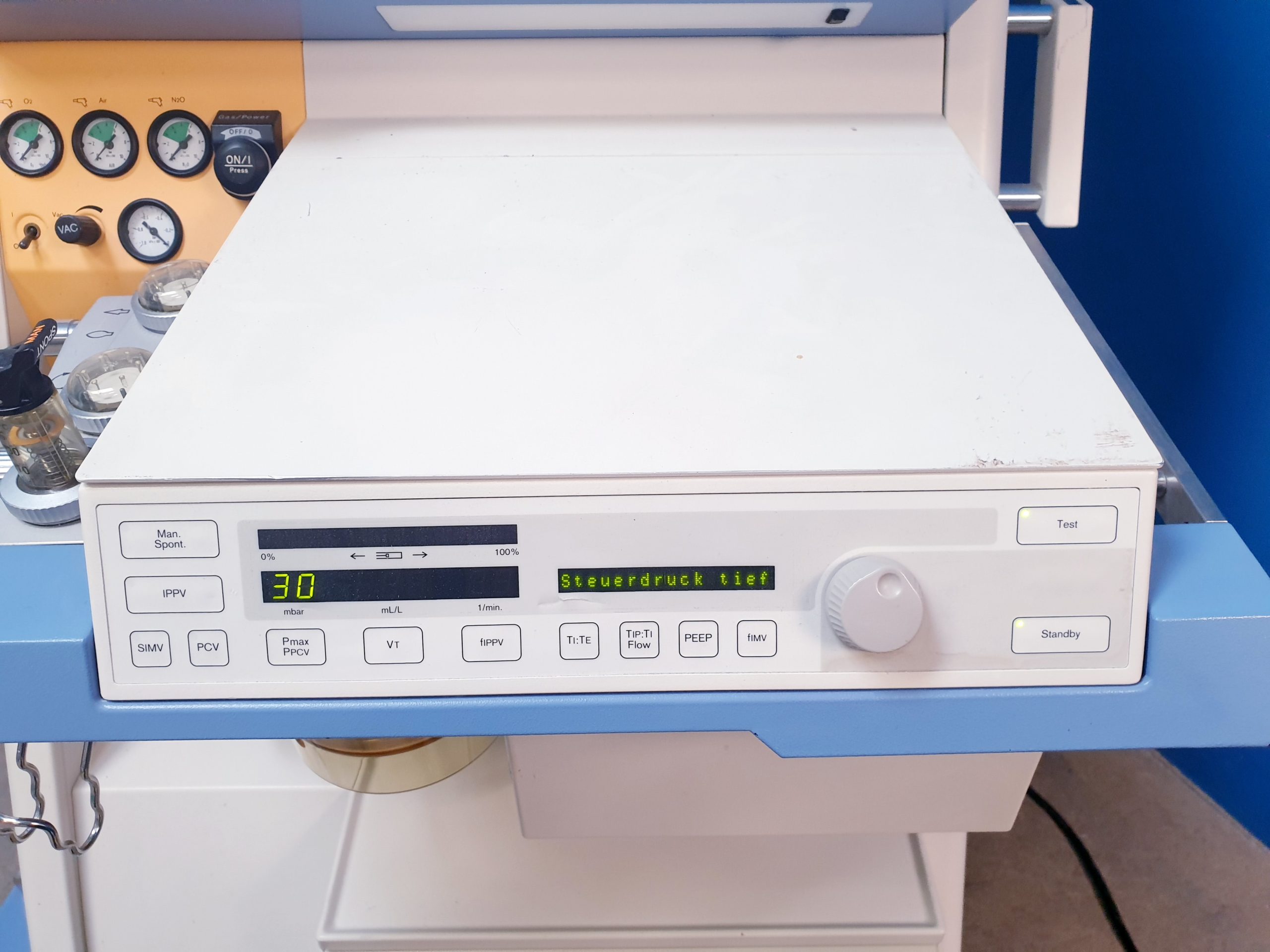 Dräger Cicero EM Narkosegerät mit PM 8060 Monitor // PB8800 thumbnail 5