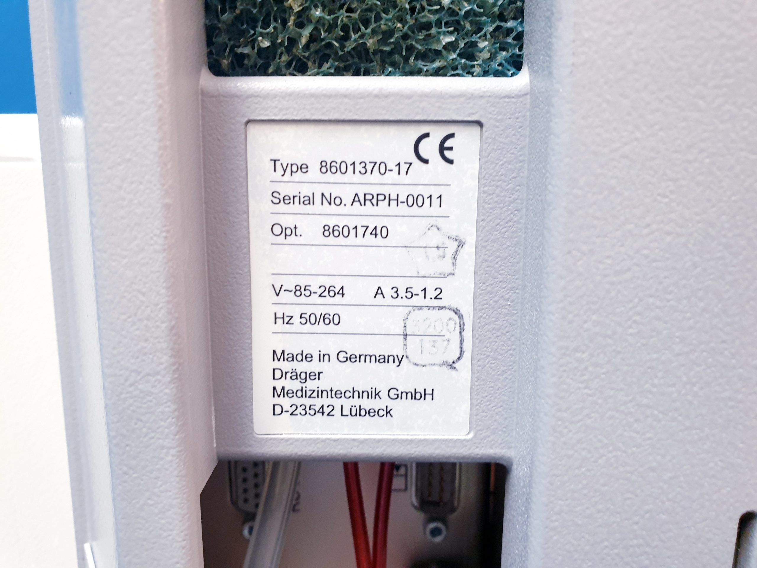 Dräger Cicero EM Narkosegerät mit PM 8060 Monitor // PB8800 thumbnail 9