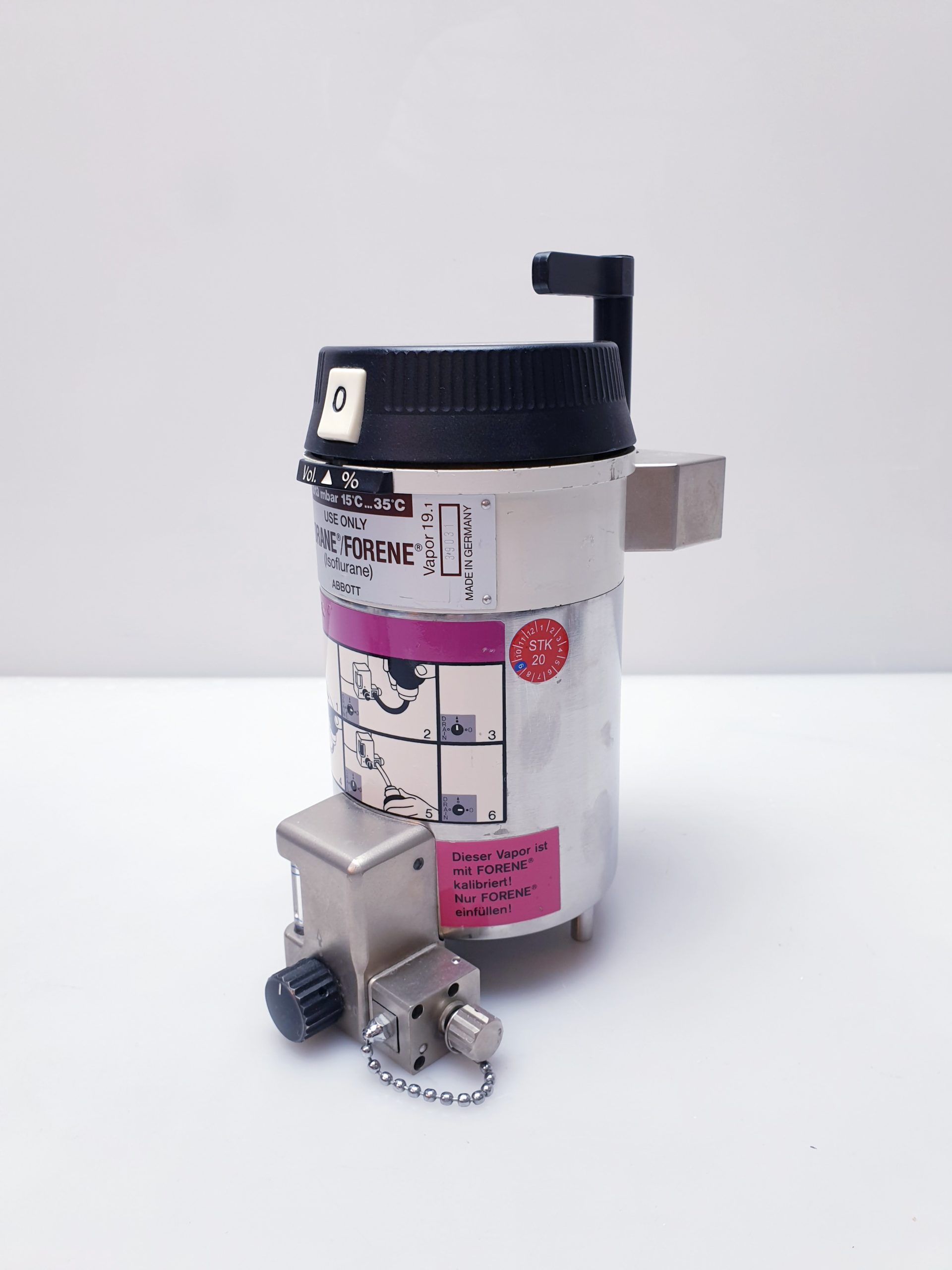 Dräger – Draeger Isofluran – Isoflurane 19.3 Iso Vapor — image 1 of 7