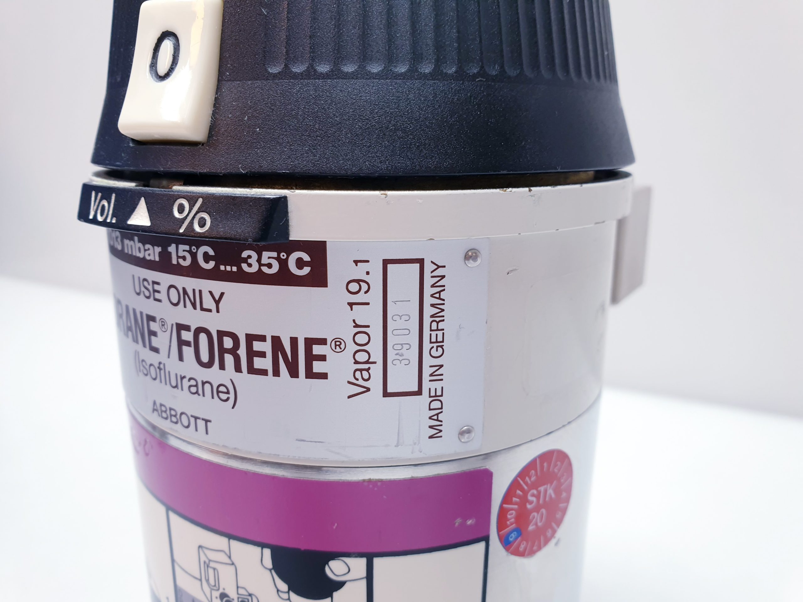 Dräger – Draeger Isofluran – Isoflurane 19.3 Iso Vapor thumbnail 7