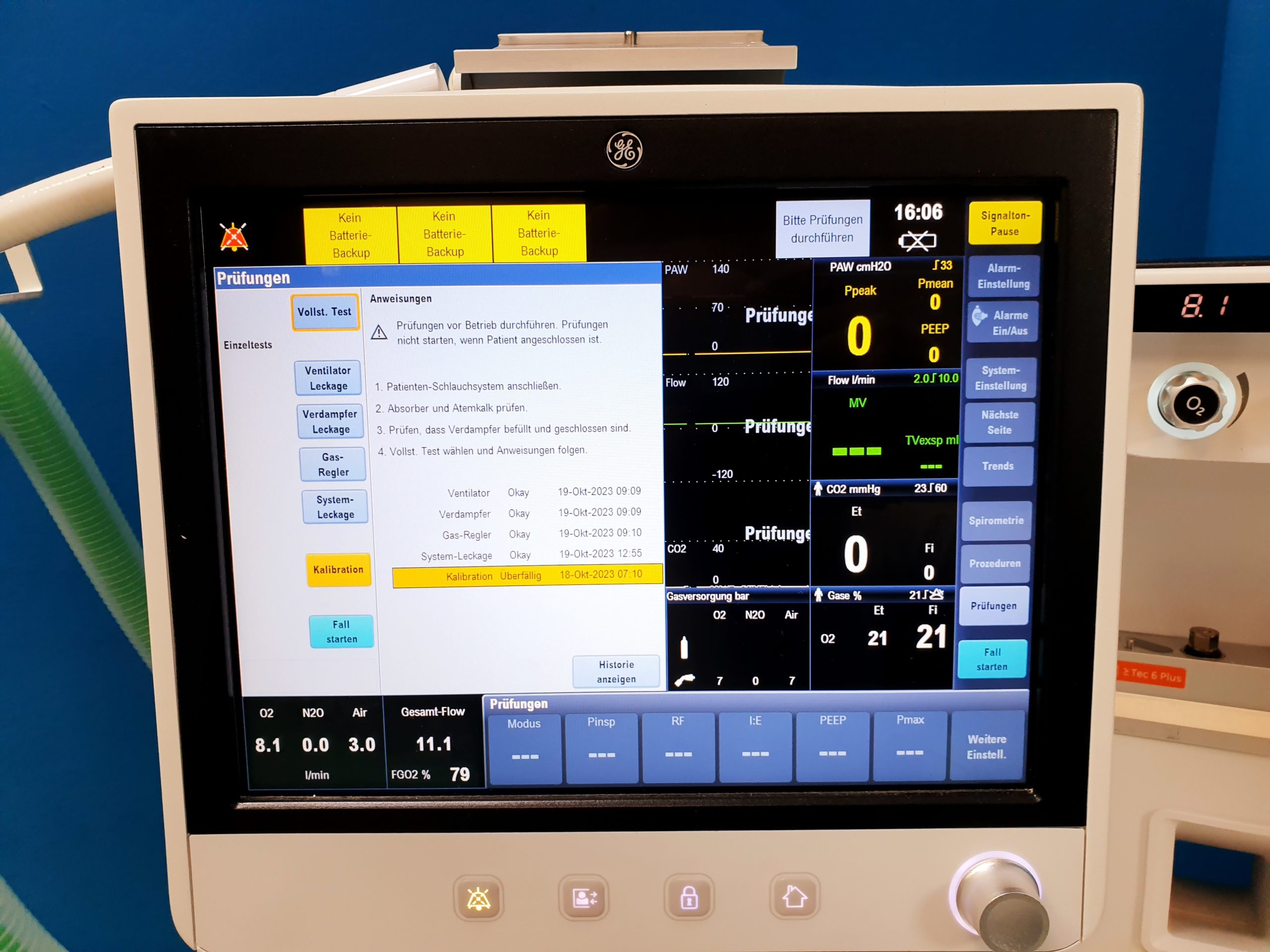 GE Carestation 650 Anästhesie-Narkose – DOM 2016 thumbnail 3