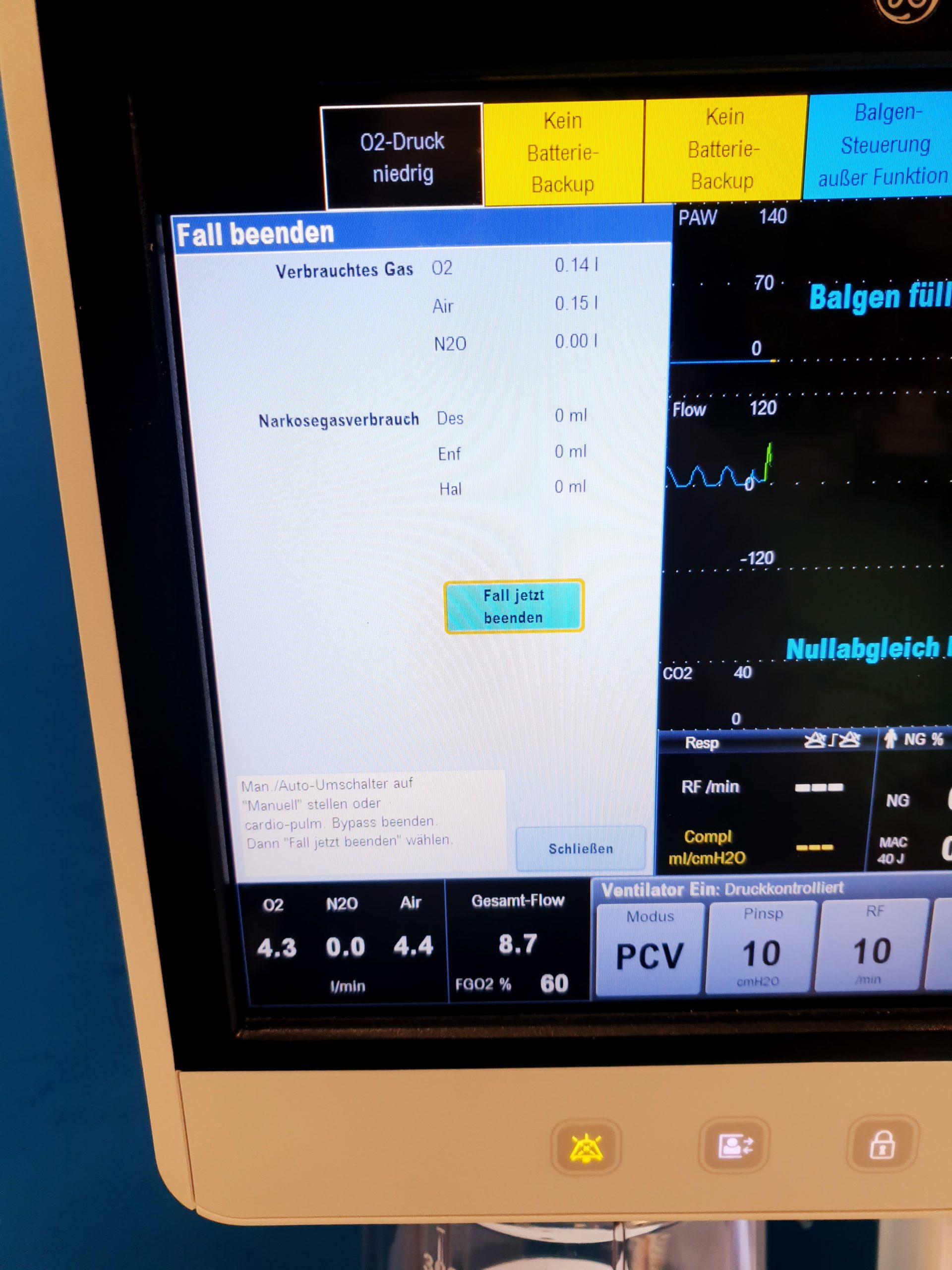 GE Carestation 650 Anästhesie Narkoseplatz DOM 2018 thumbnail 5