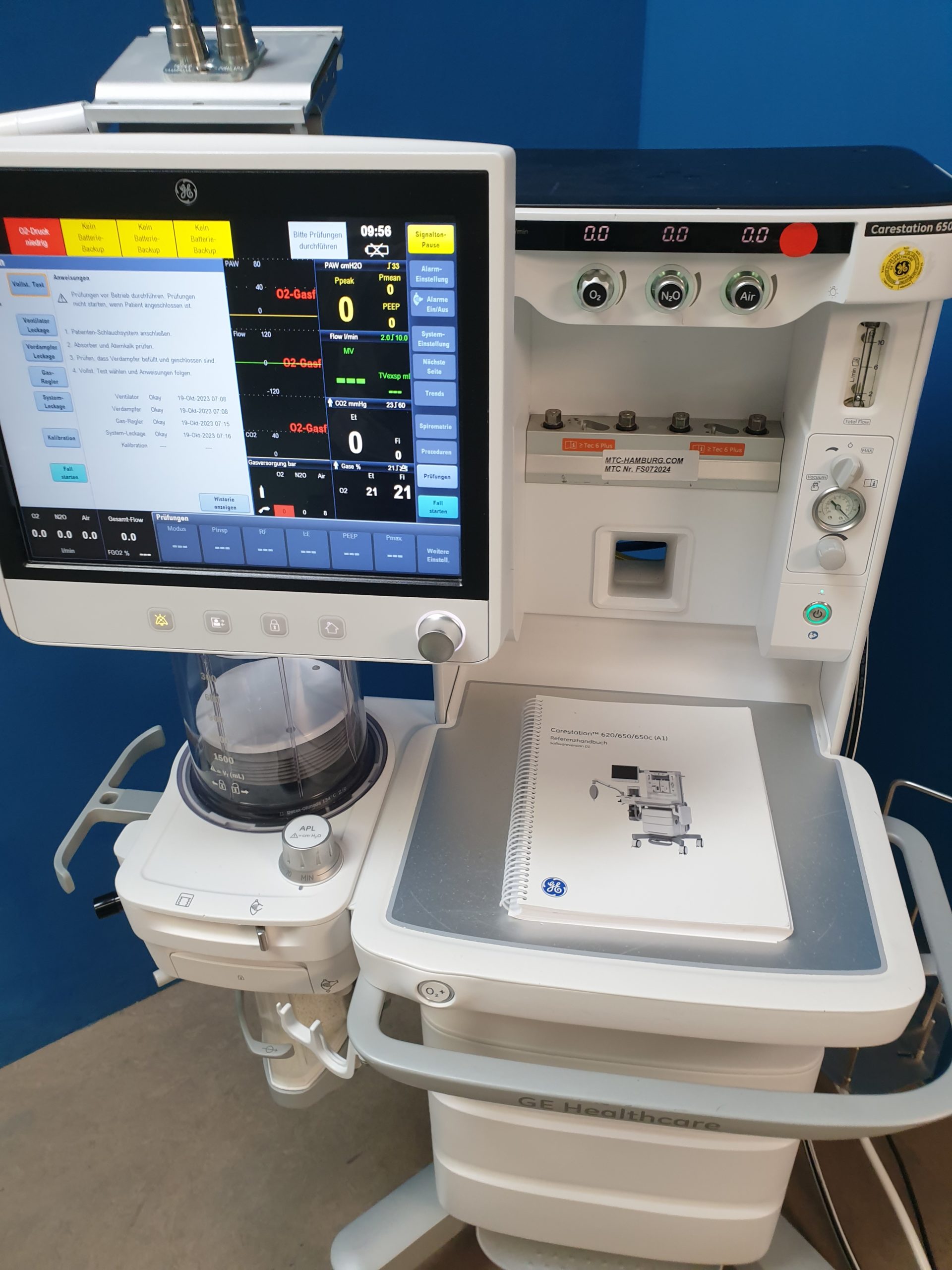 GE Carestation 650 Anästhesie-Narkose – DOM 2016 thumbnail 2