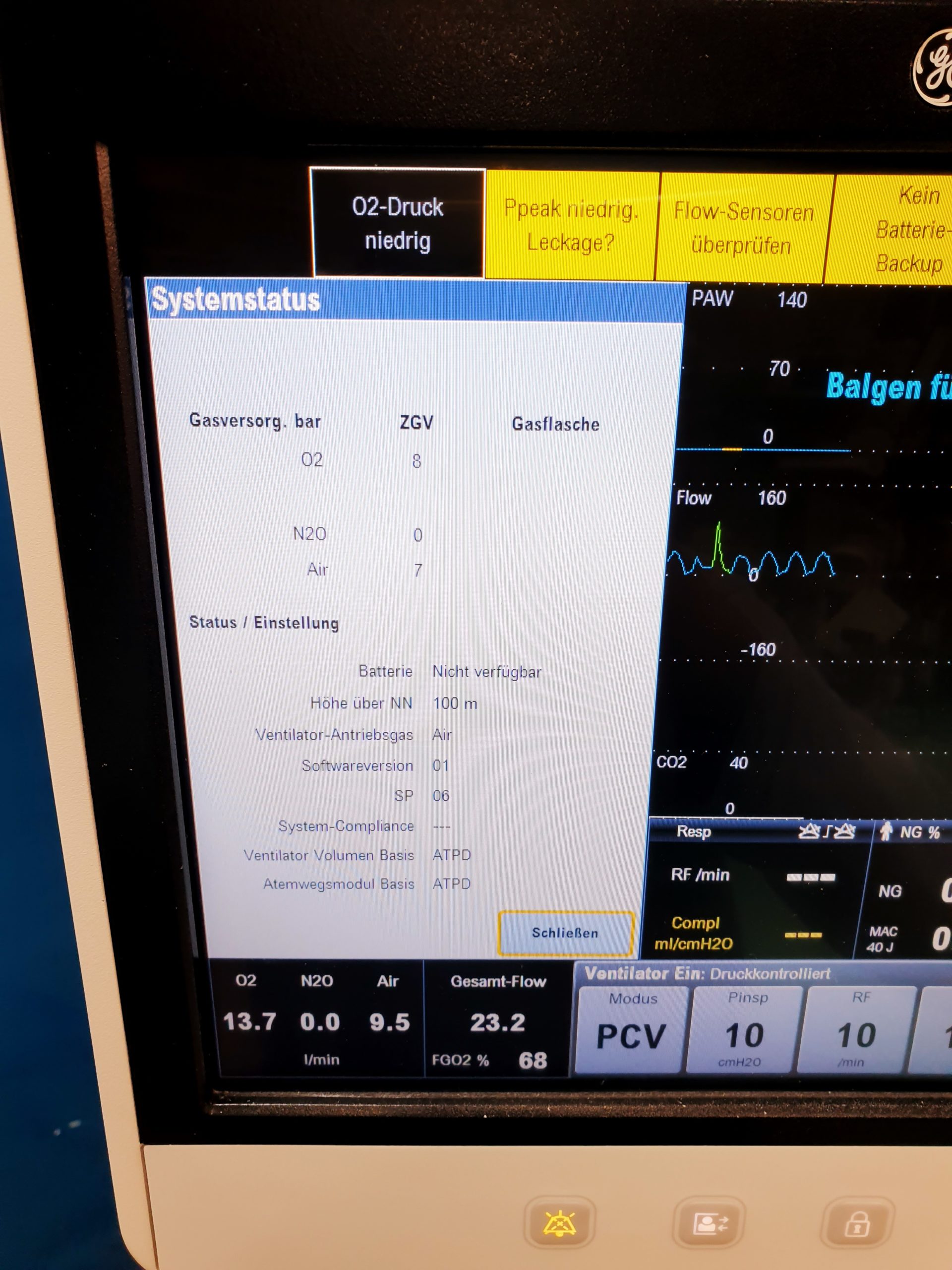 GE Carestation 650 Anästhesie-Narkose – DOM 2016 thumbnail 7