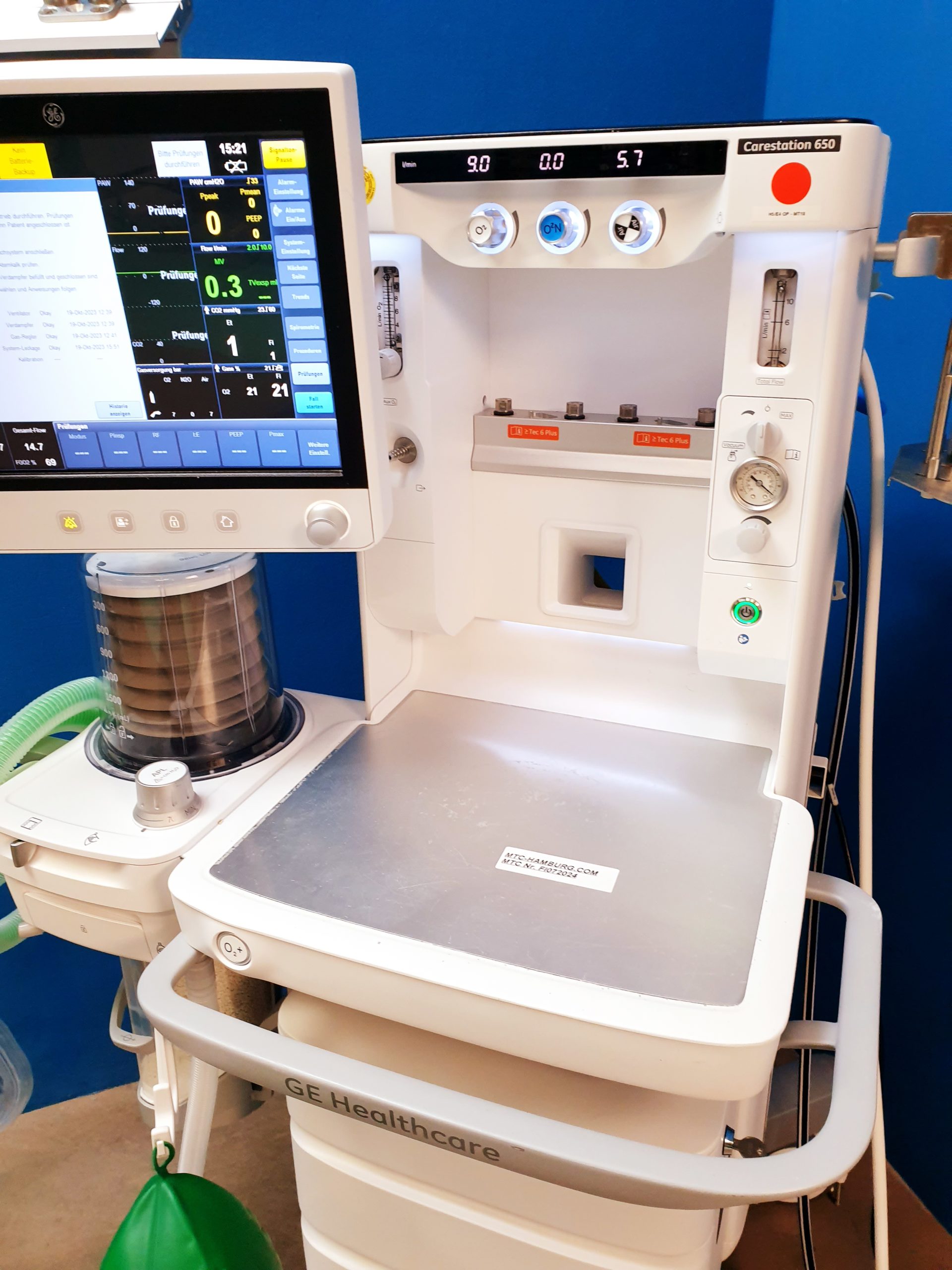 GE Carestation 650 Anästhesie – Narkoseplatz – DOM 2018 thumbnail 2