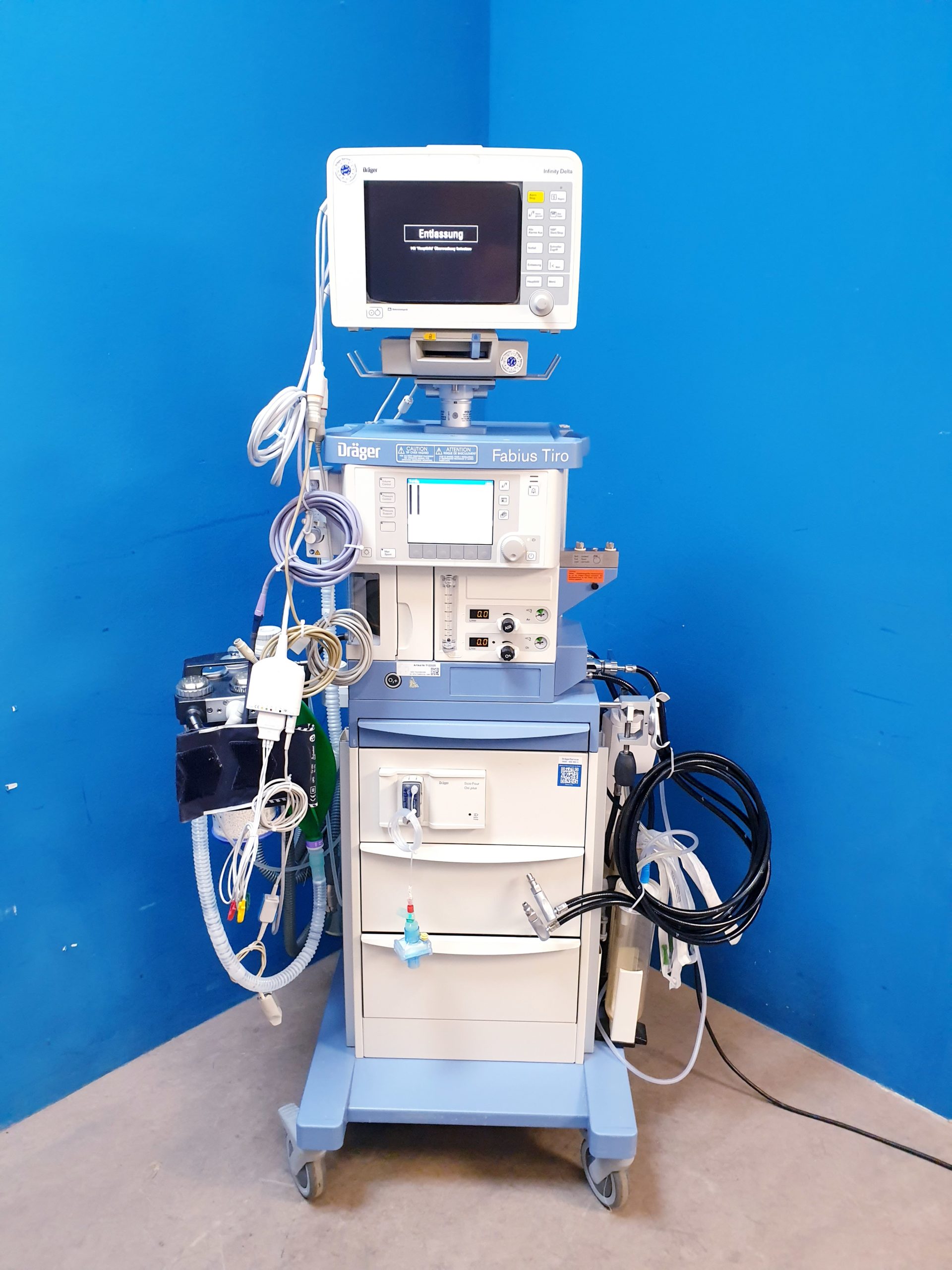 Dräger Drager Fabius Tiro + Scio Four Oxi Plus + Infinity Delta thumbnail 2