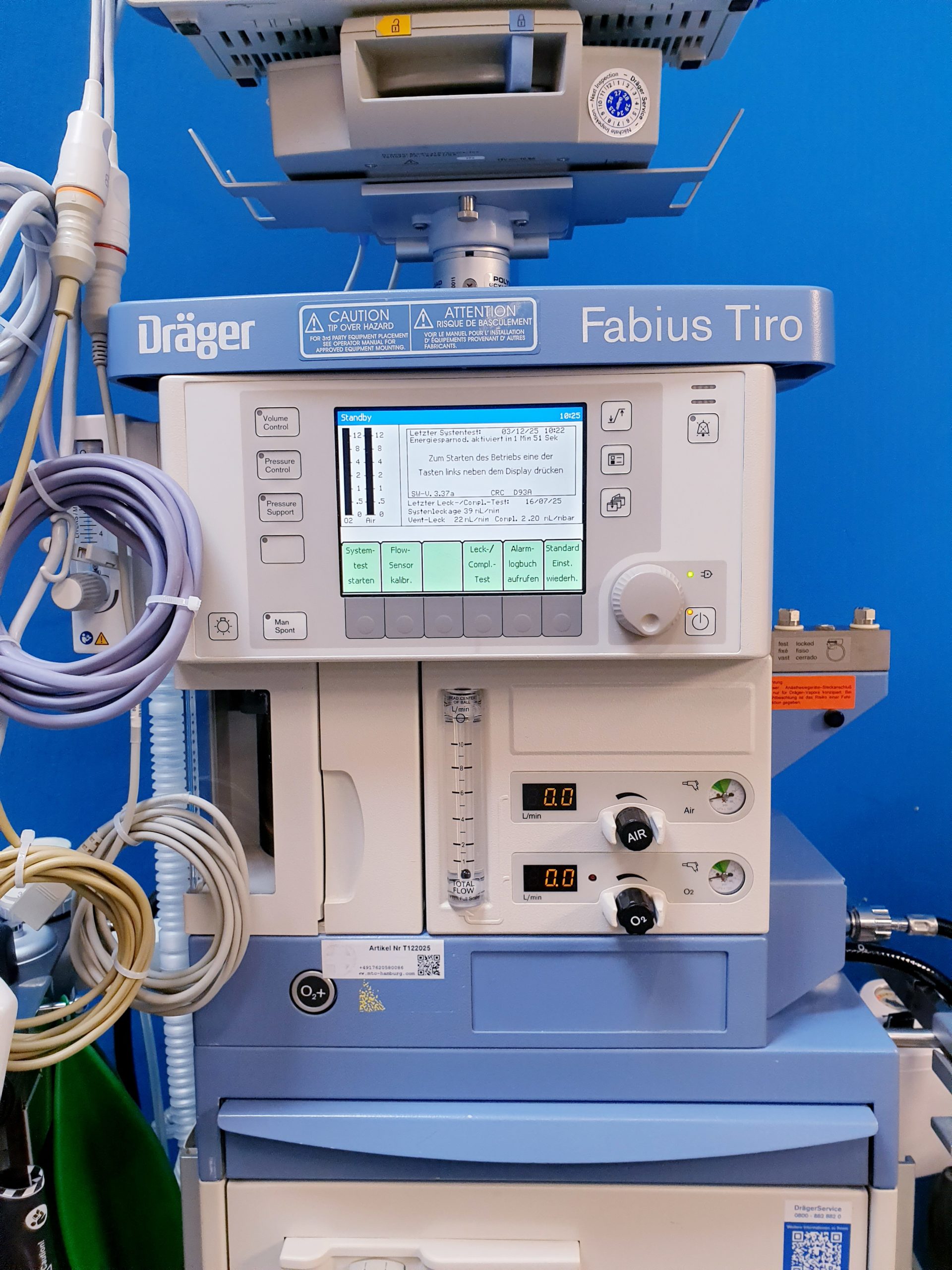 Dräger Drager Fabius Tiro + Scio Four Oxi Plus + Infinity Delta thumbnail 5