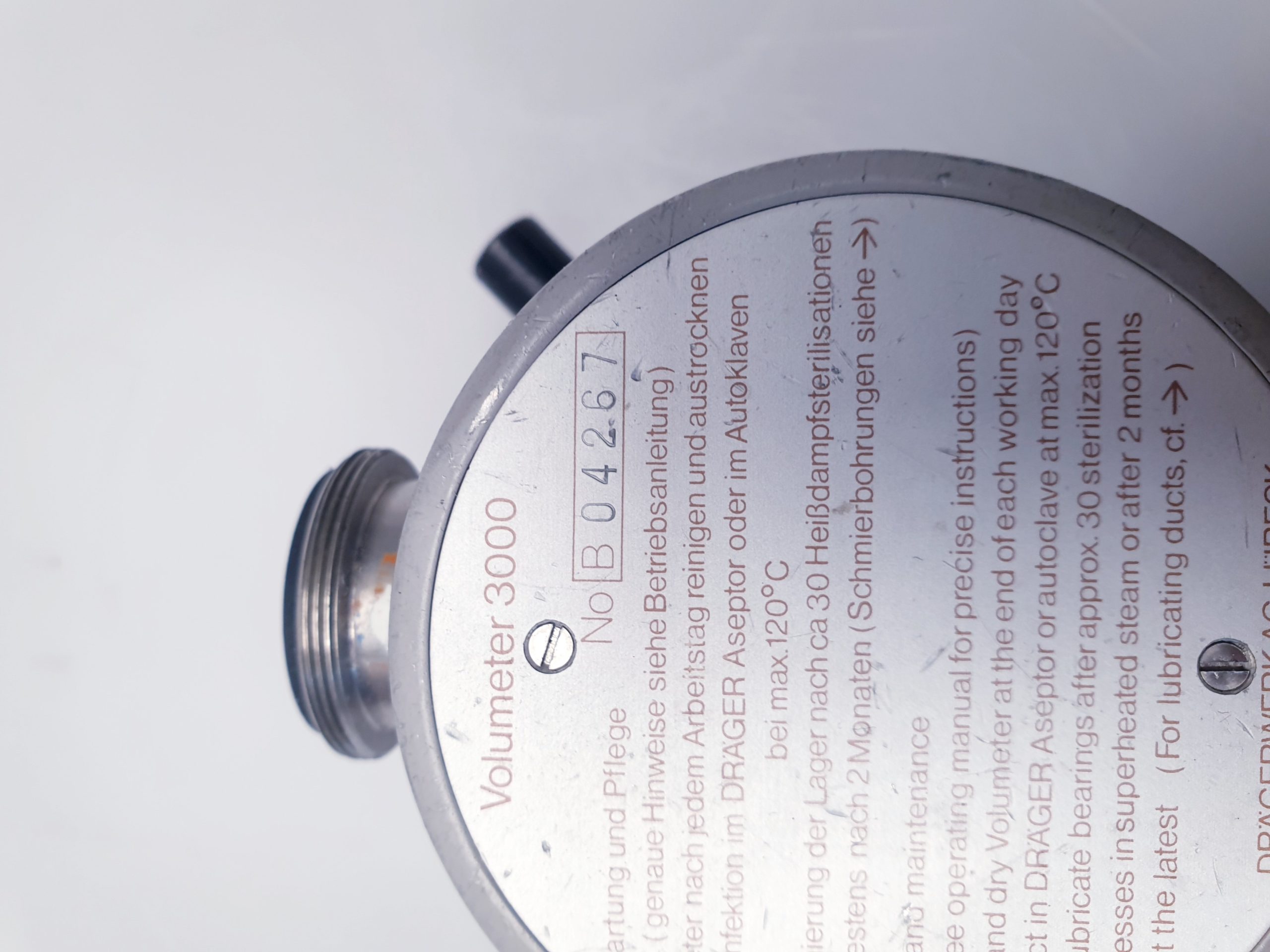 Dräger // Draeger Volumeter 3000 thumbnail 6