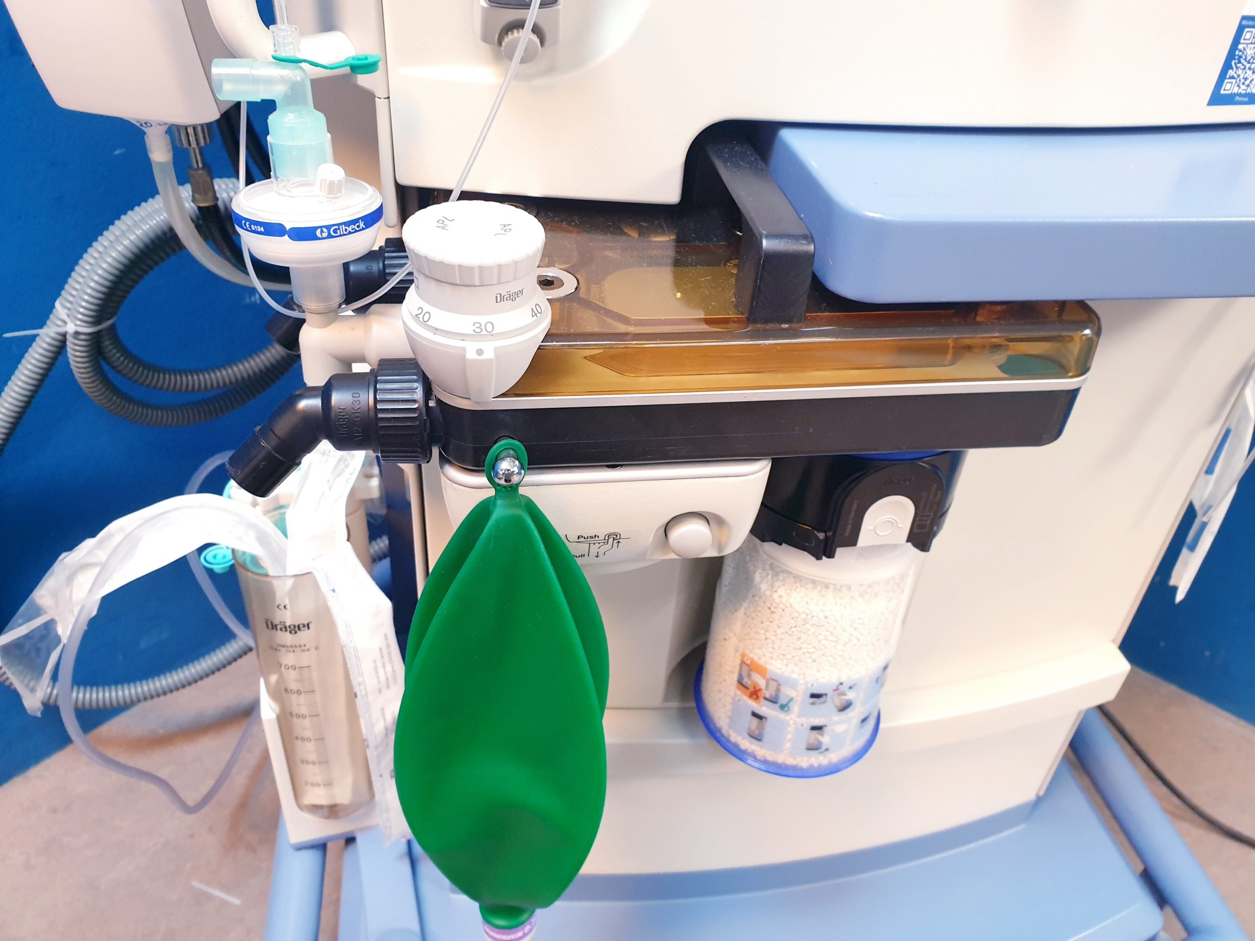 Dräger Primus – PGM Narkosearbeitsplatz Anästhesiegerät – SW 4 53 thumbnail 10
