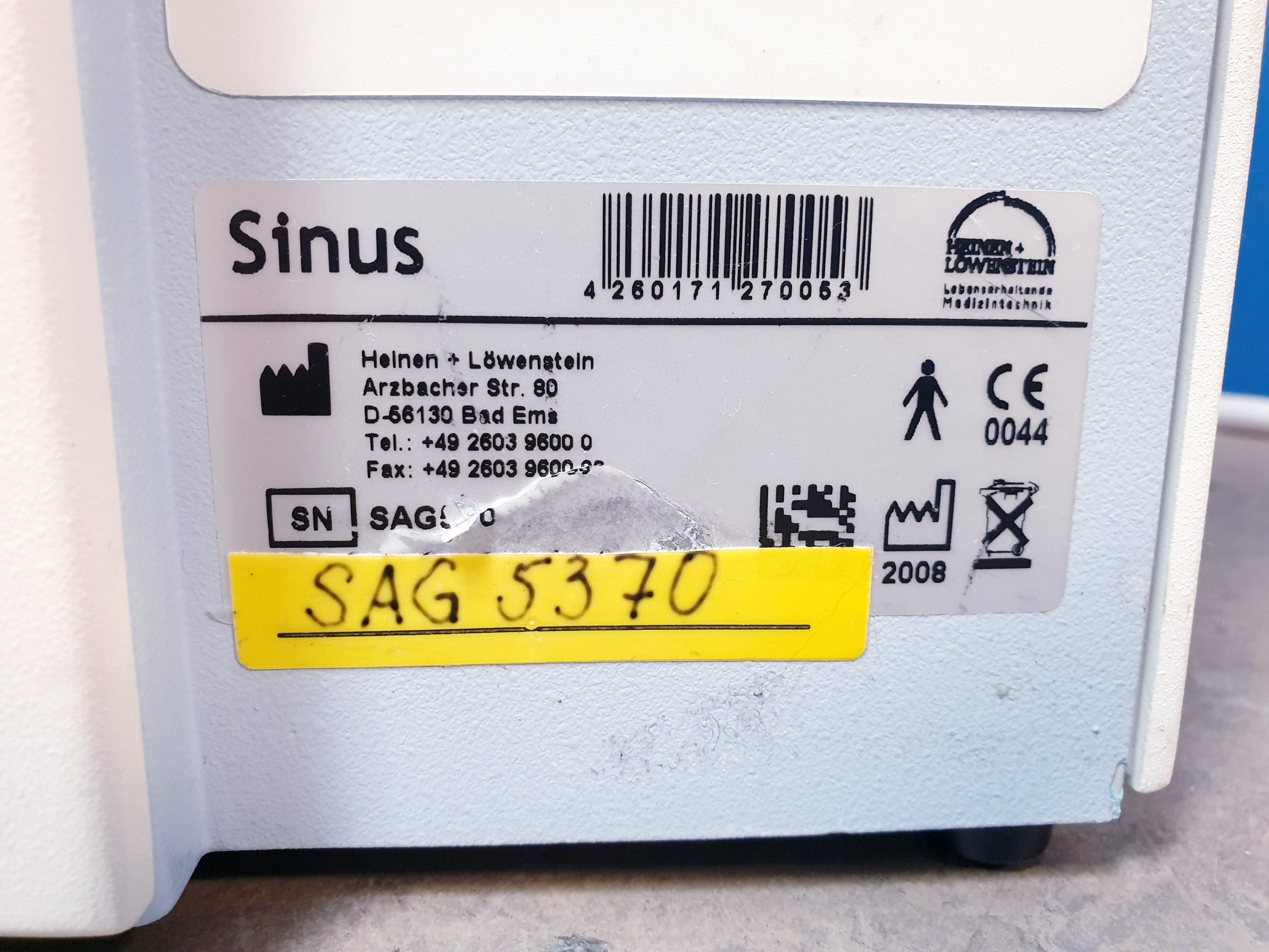 Heinen & Löwenstein Anamed Sinus – Tragbares Narkosegerät thumbnail 15