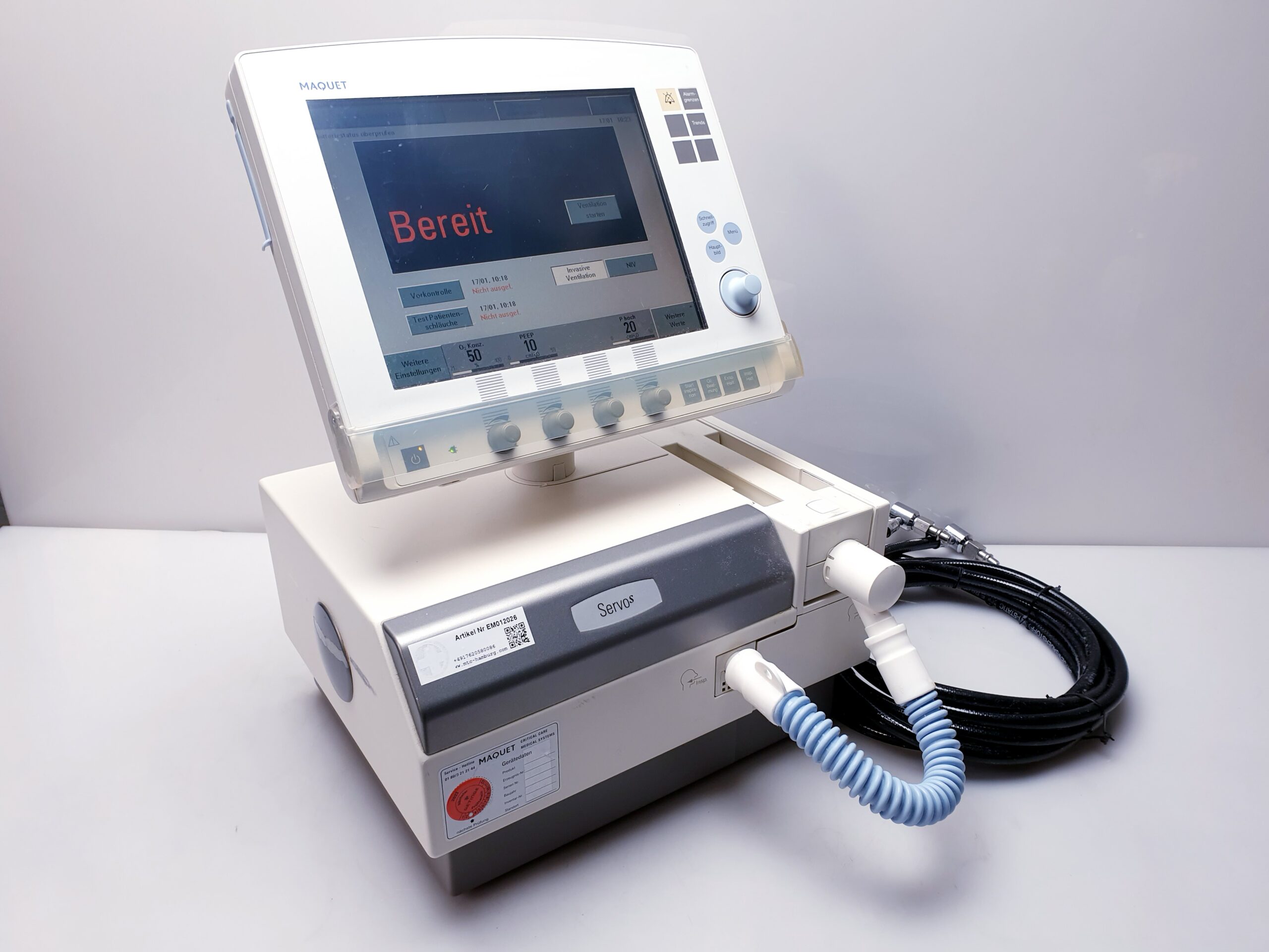 Siemens Maquet-SERVO-s // SERVO S ServoS Ventilator thumbnail 4