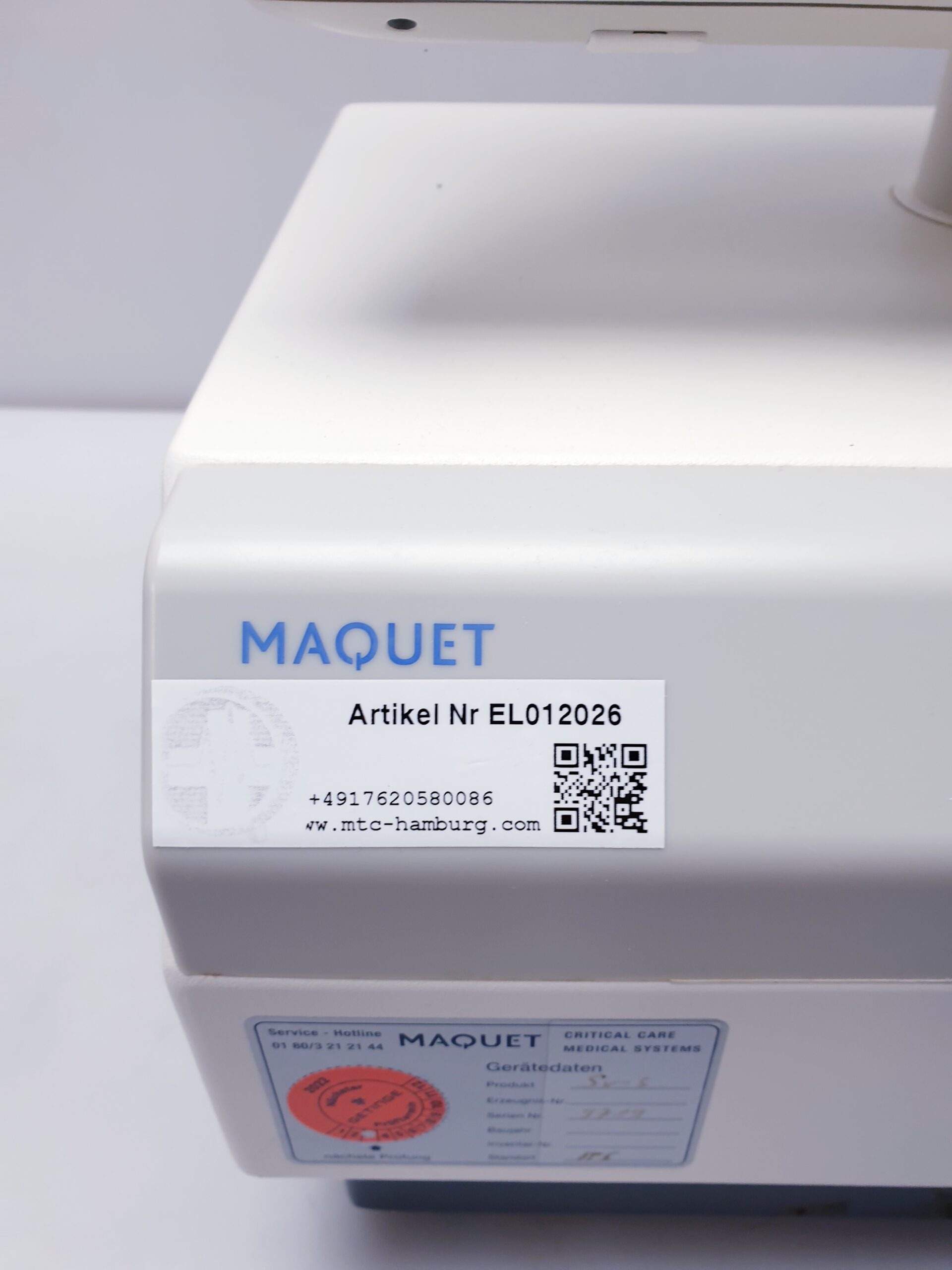 Siemens Maquet-SERVO-s // SERVO S ServoS Ventilator thumbnail 19