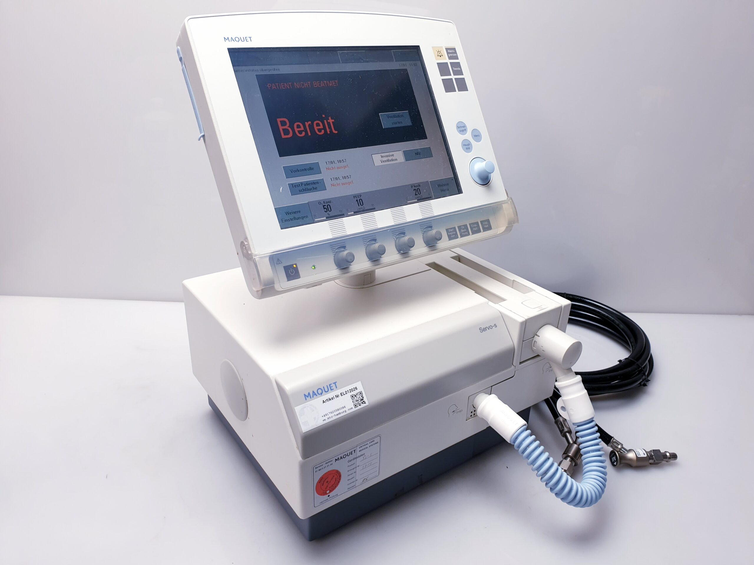 Siemens Maquet-SERVO-s // SERVO S ServoS Ventilator thumbnail 20