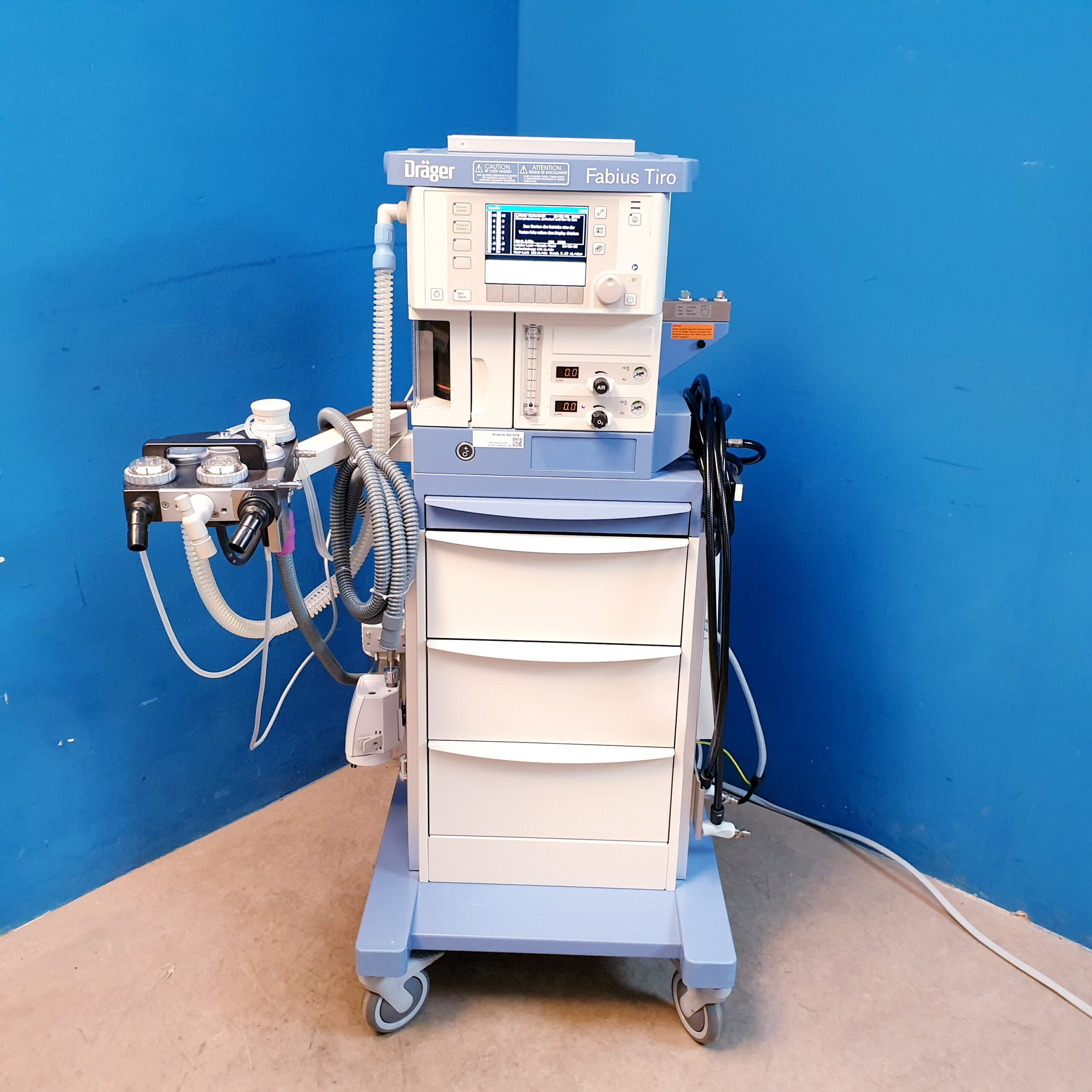 Dräger Fabius Tiro Anesthesia Narkosegerät – Anesthesie DOM 2017 thumbnail 5